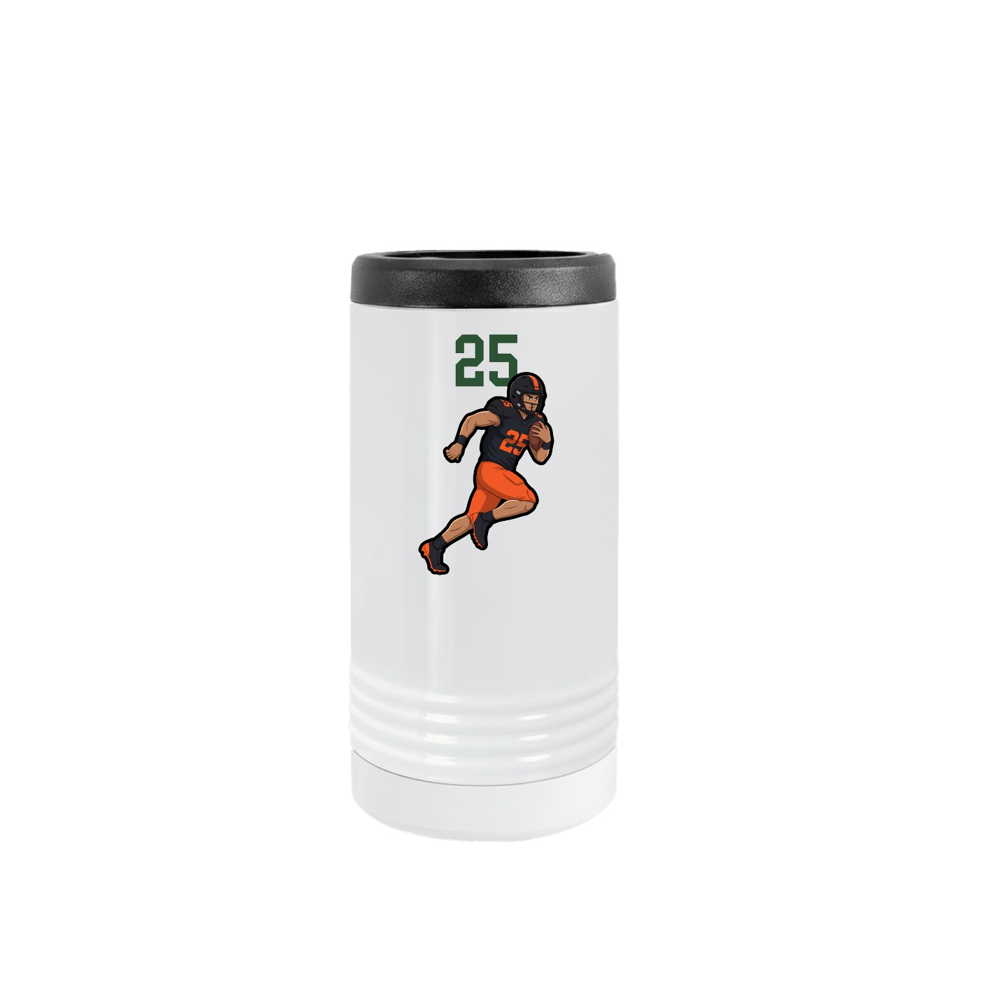 Slim Beverage Holder — Number Top in White