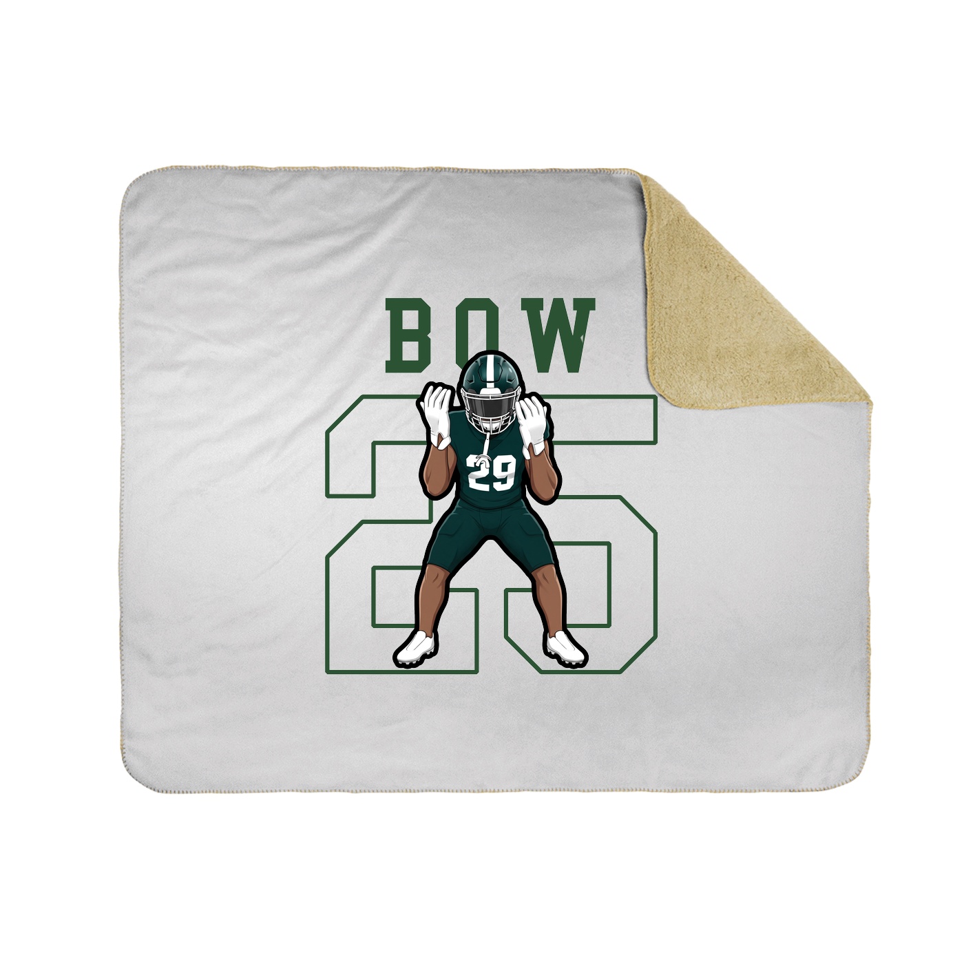 Throw Blanket — Shirsey in White