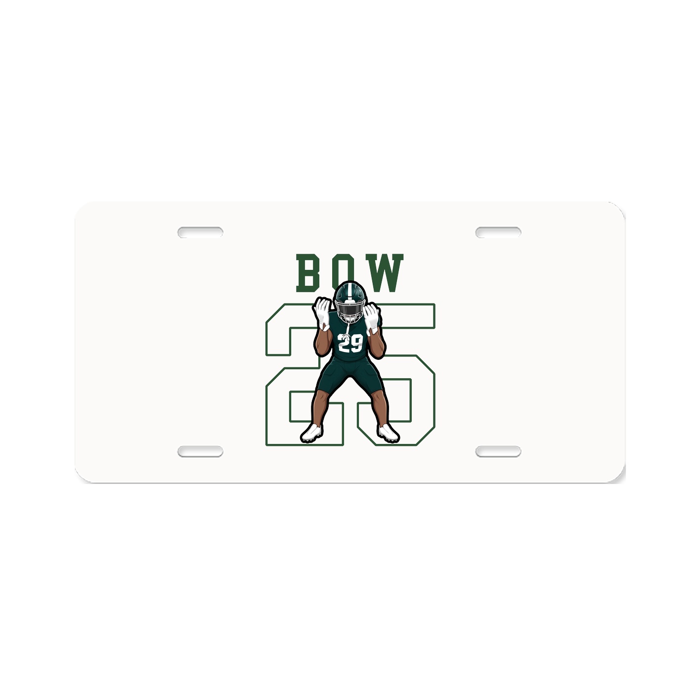 License Plate — Shirsey in Classic