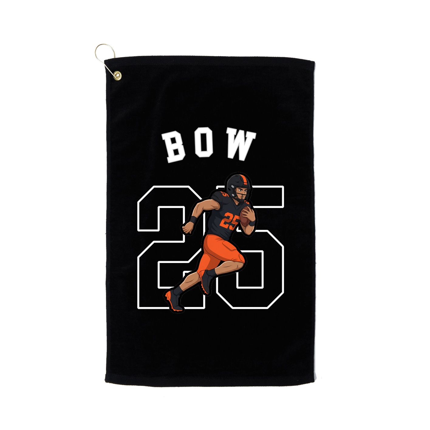 Golf Towel — Shirsey Arch in Black