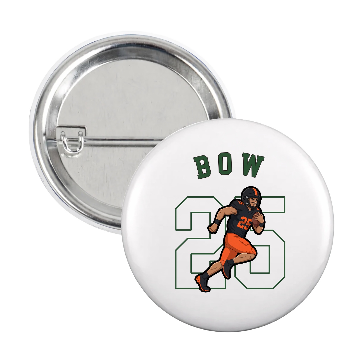 Game Day Button — Shirsey Arch in White