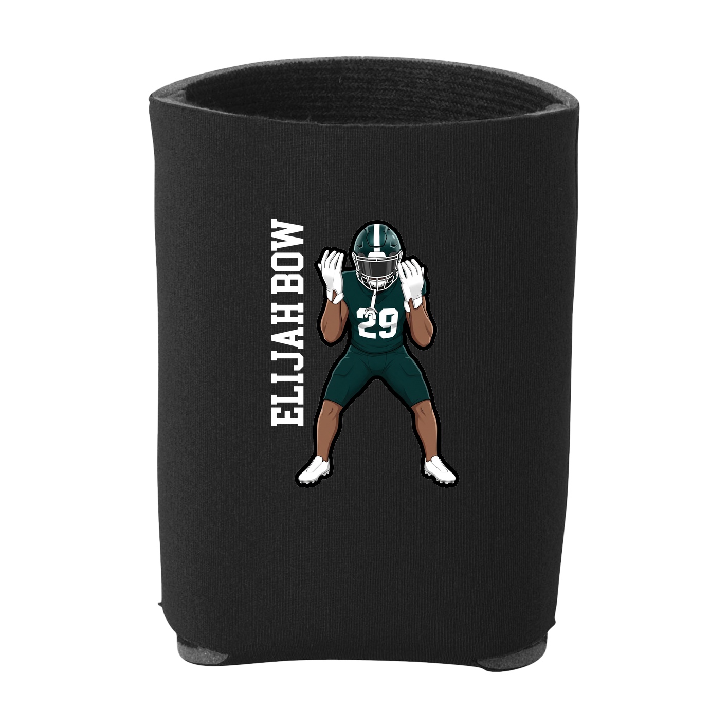 Can Holder — Name Vertical in Black