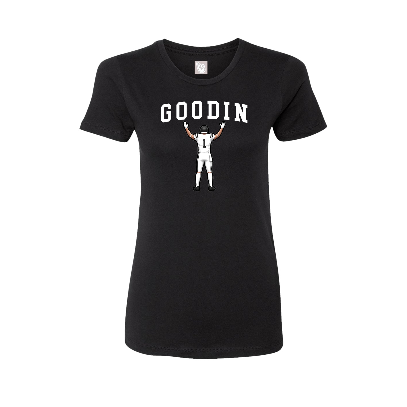 Fitted Women's Tee — Shirsey in Black