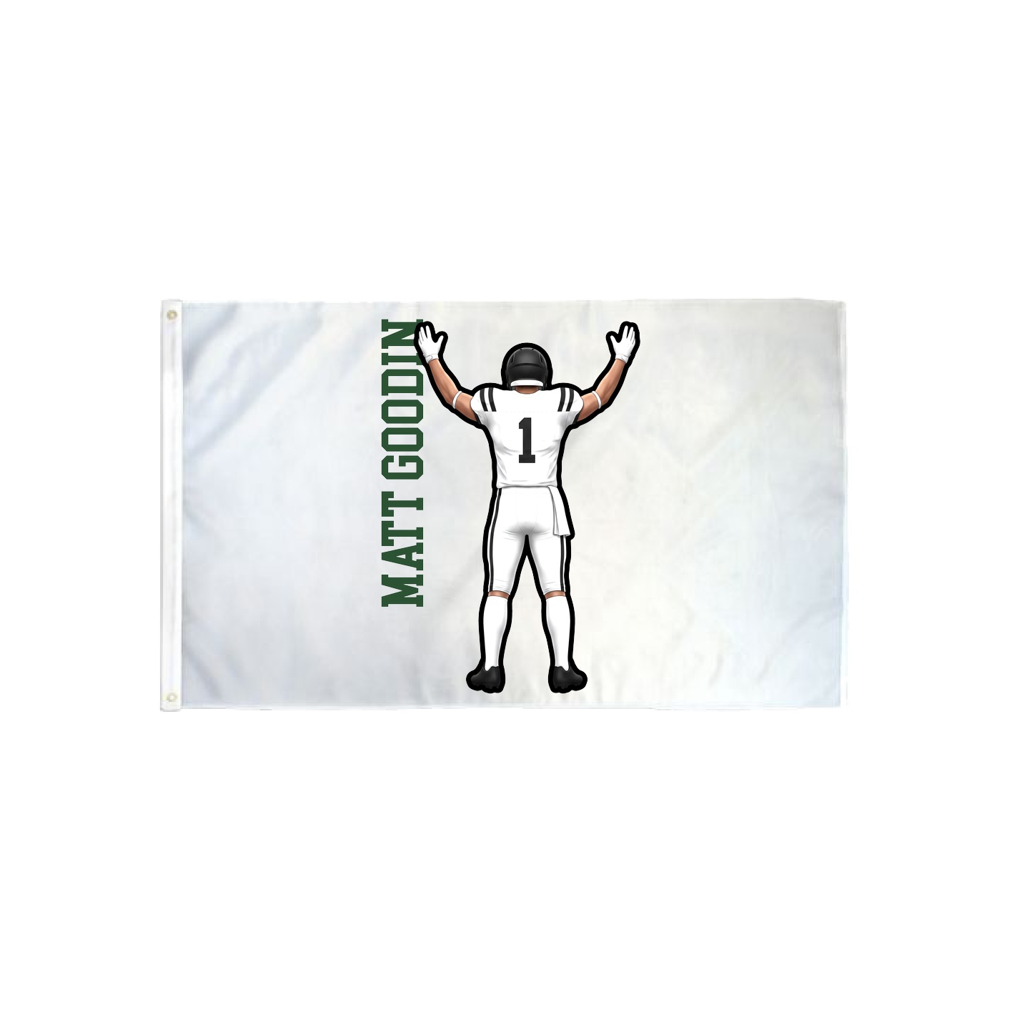 3x5 Flag — Name Vertical in Classic