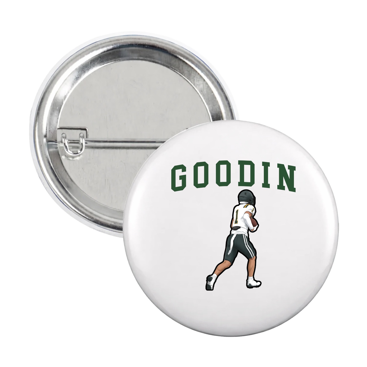 Game Day Button — Shirsey in White