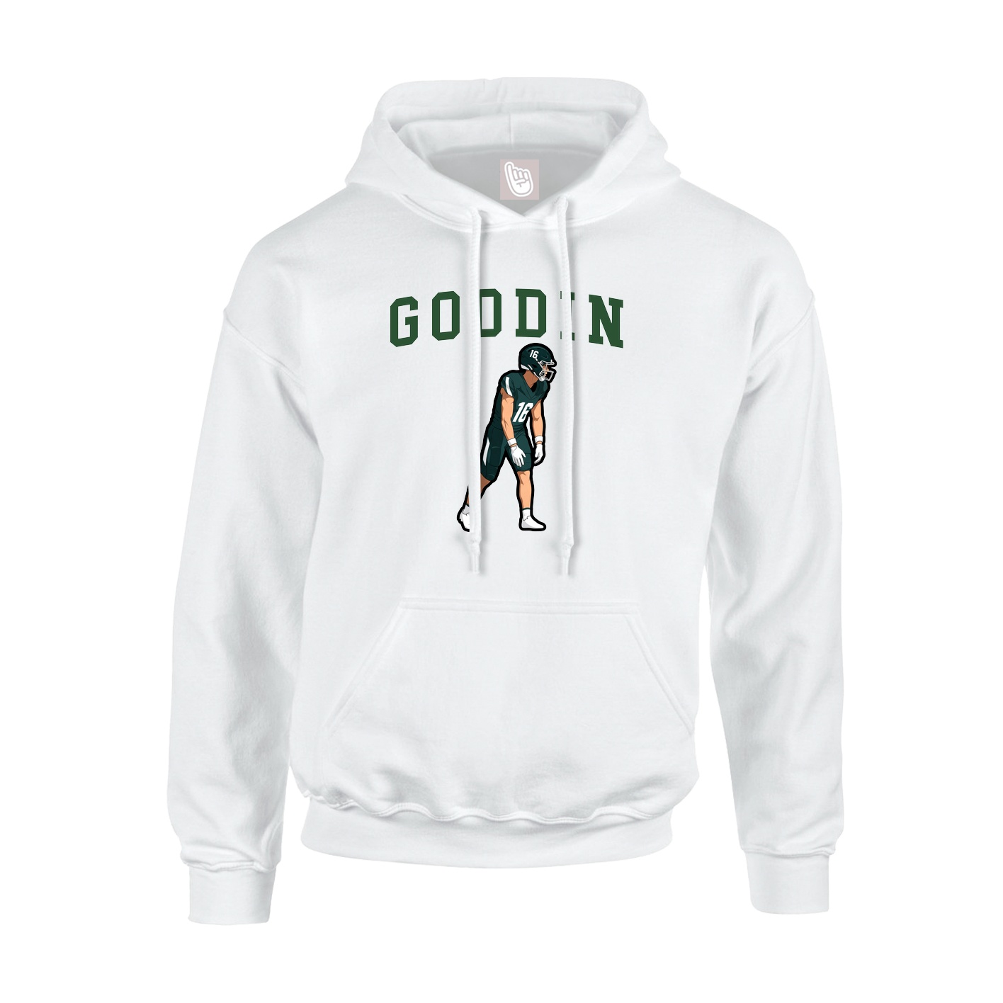 Hoodie — Shirsey in White
