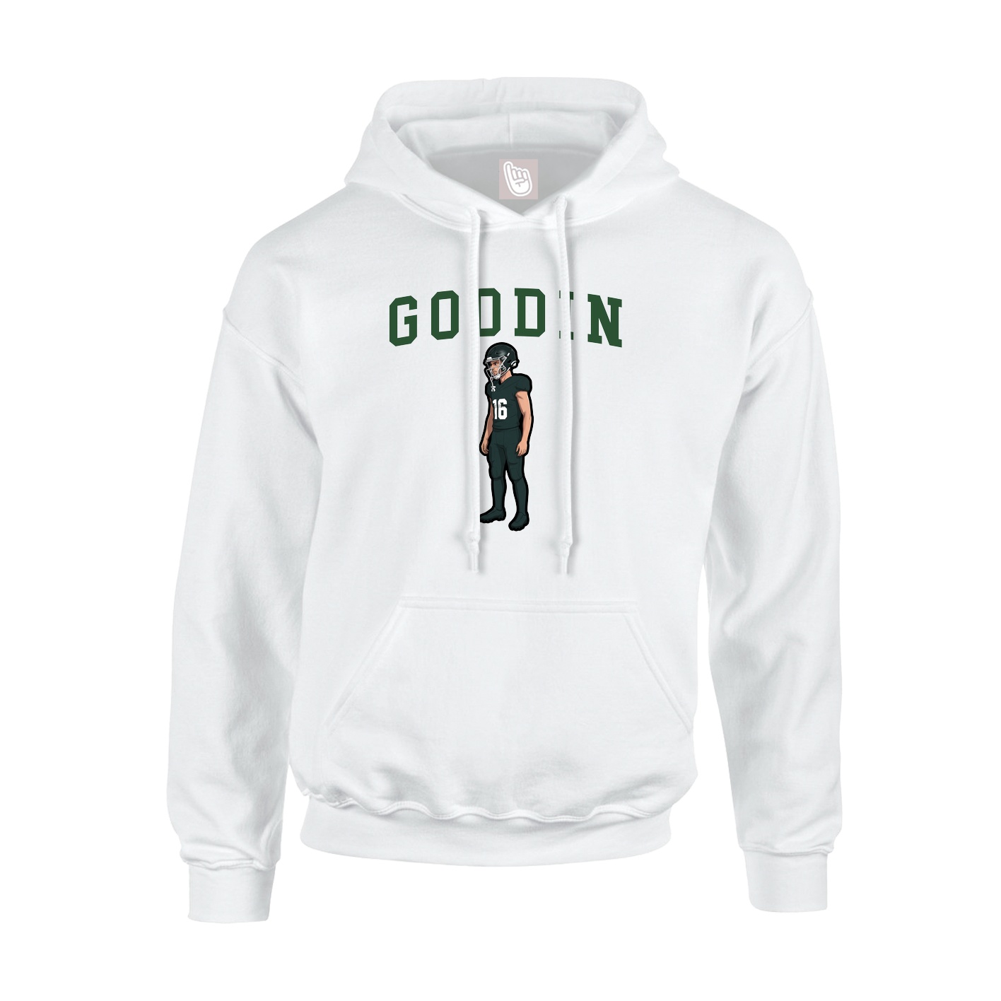 Hoodie — Shirsey in White