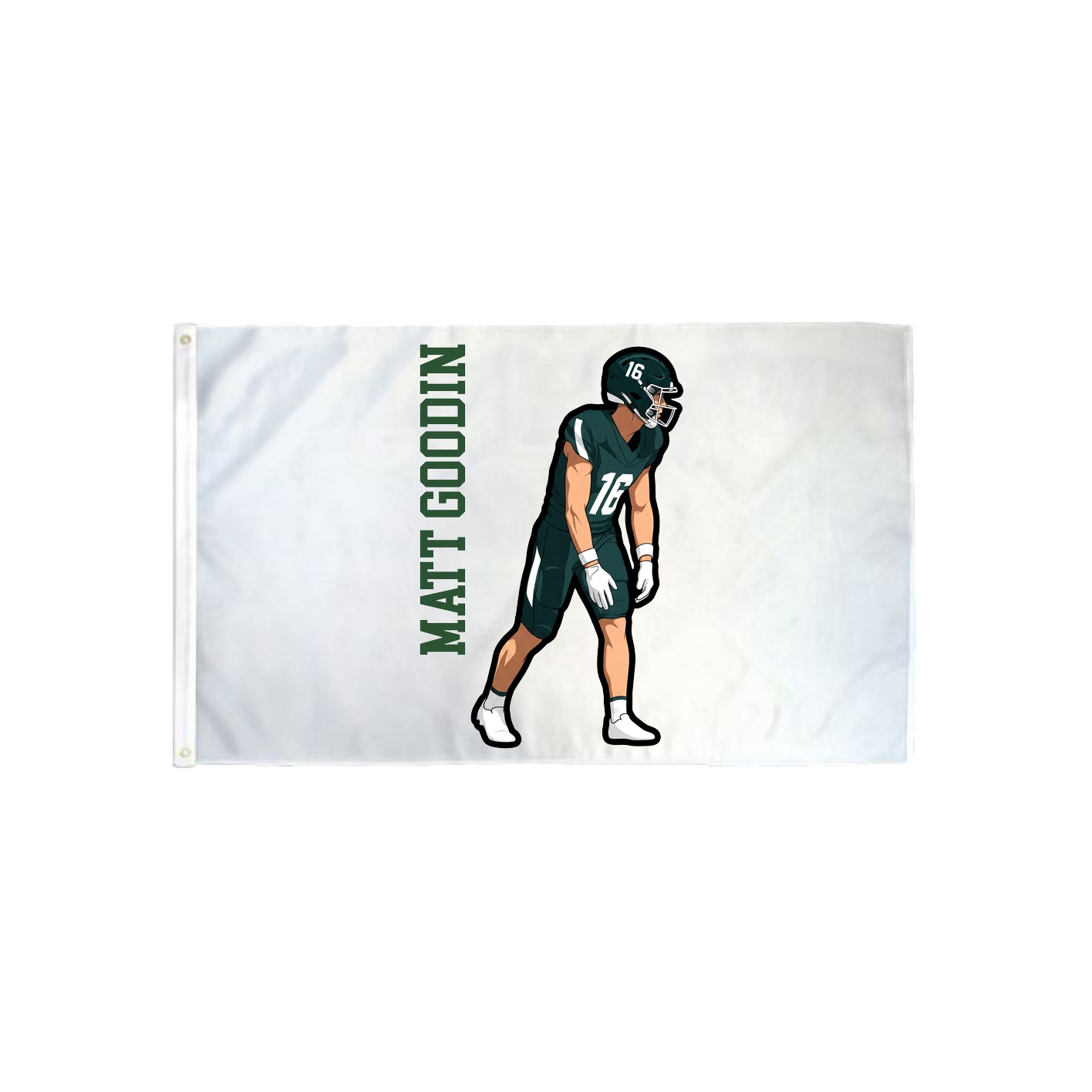 3x5 Flag — Name Vertical in Classic