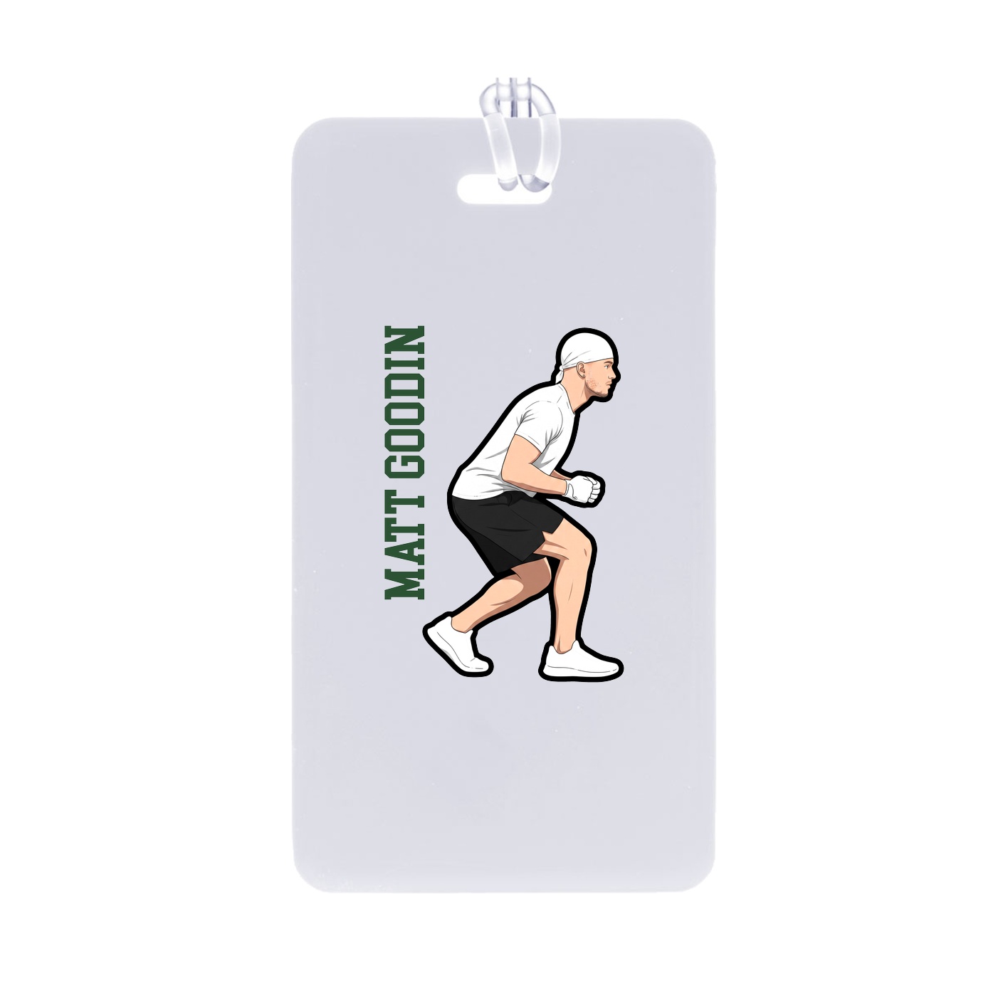 Bag Tag — Name Vertical in Classic