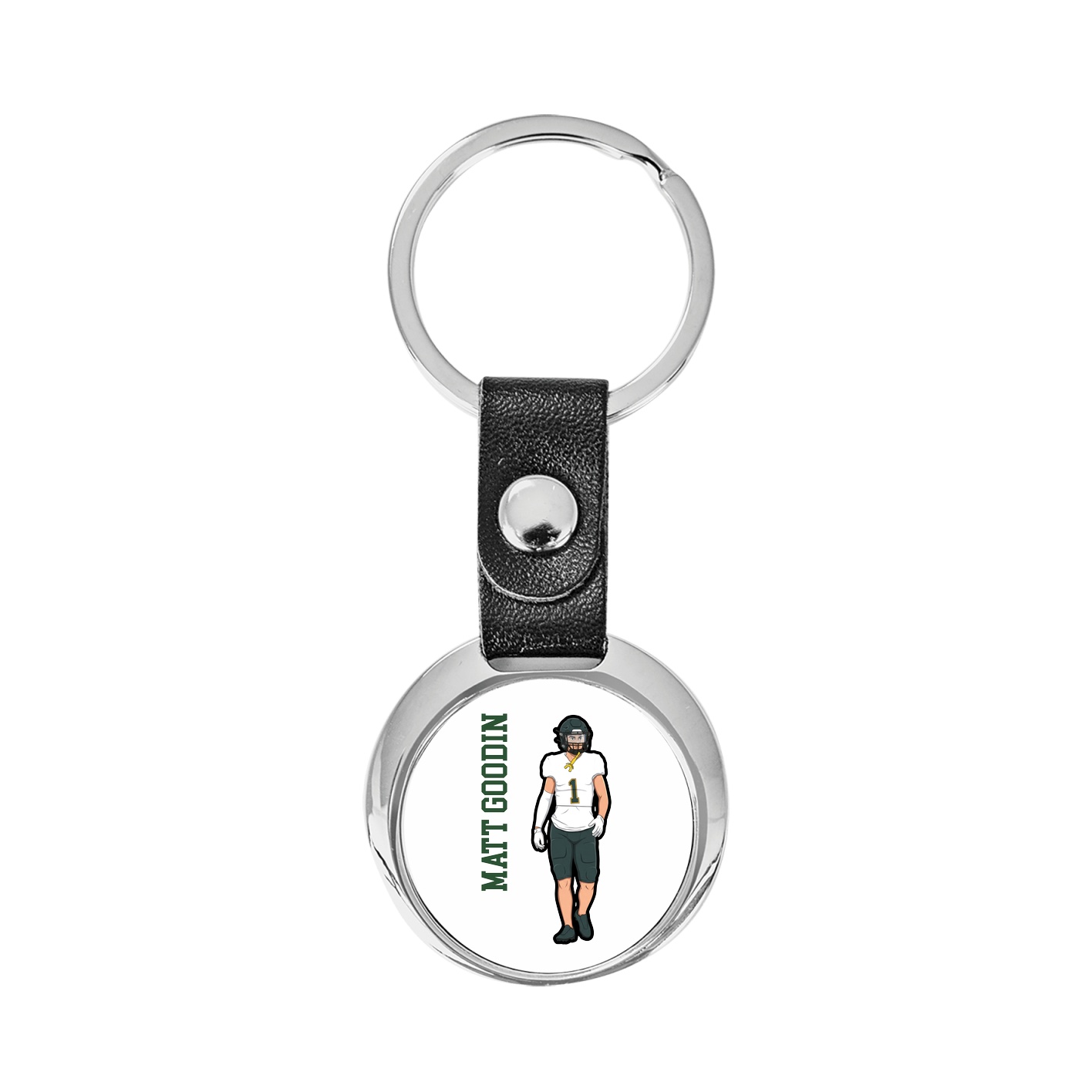 Key Chain — Name Vertical in Classic