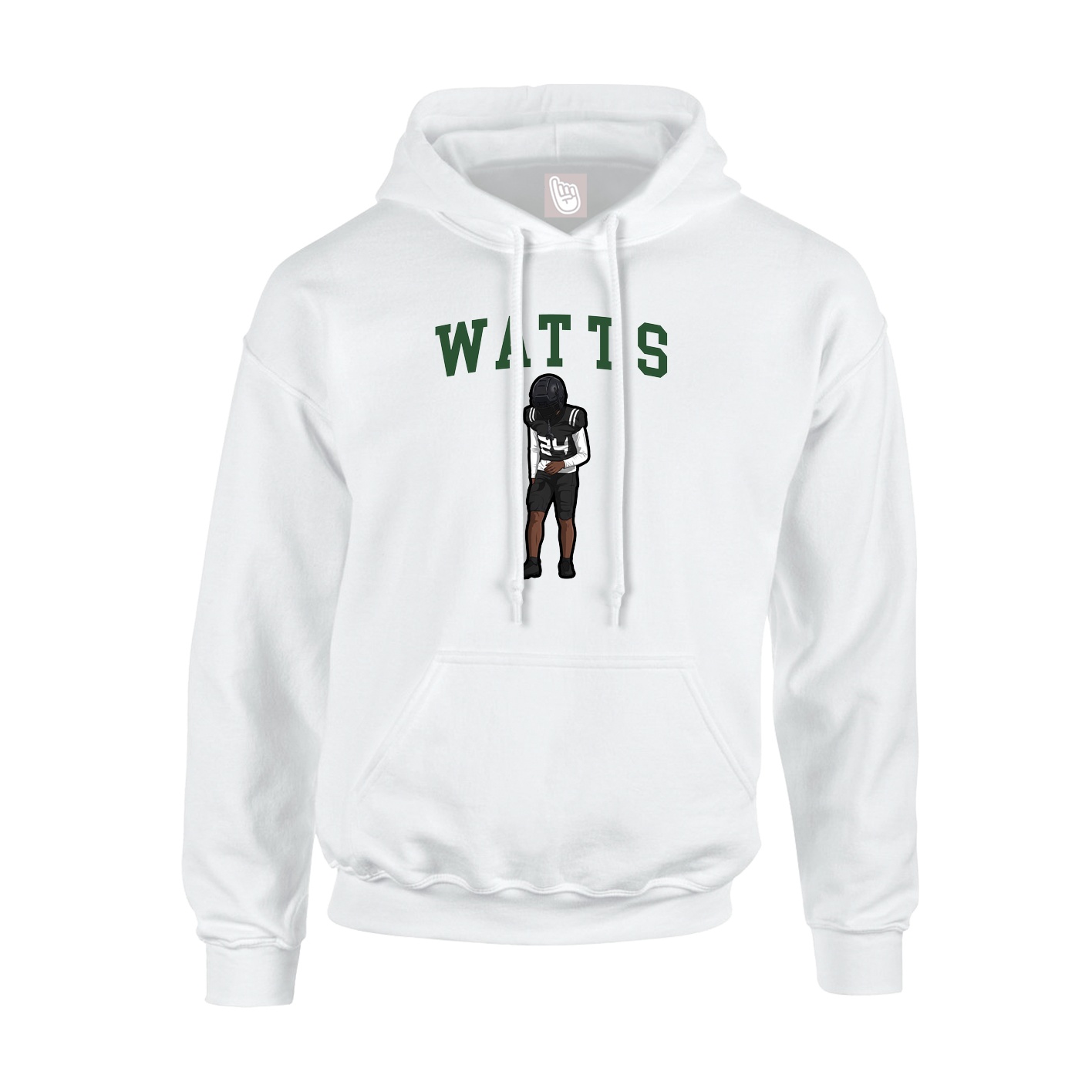 Hoodie — Shirsey in White