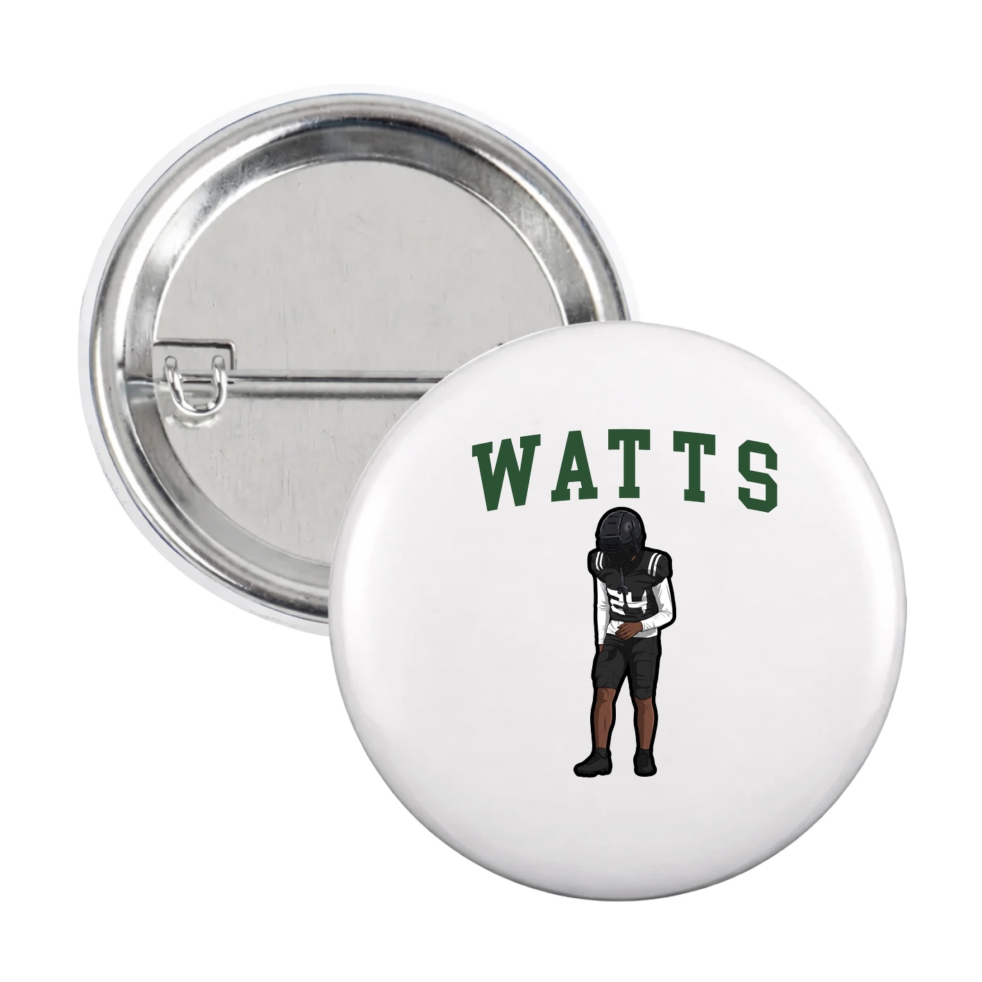 Game Day Button — Shirsey in White