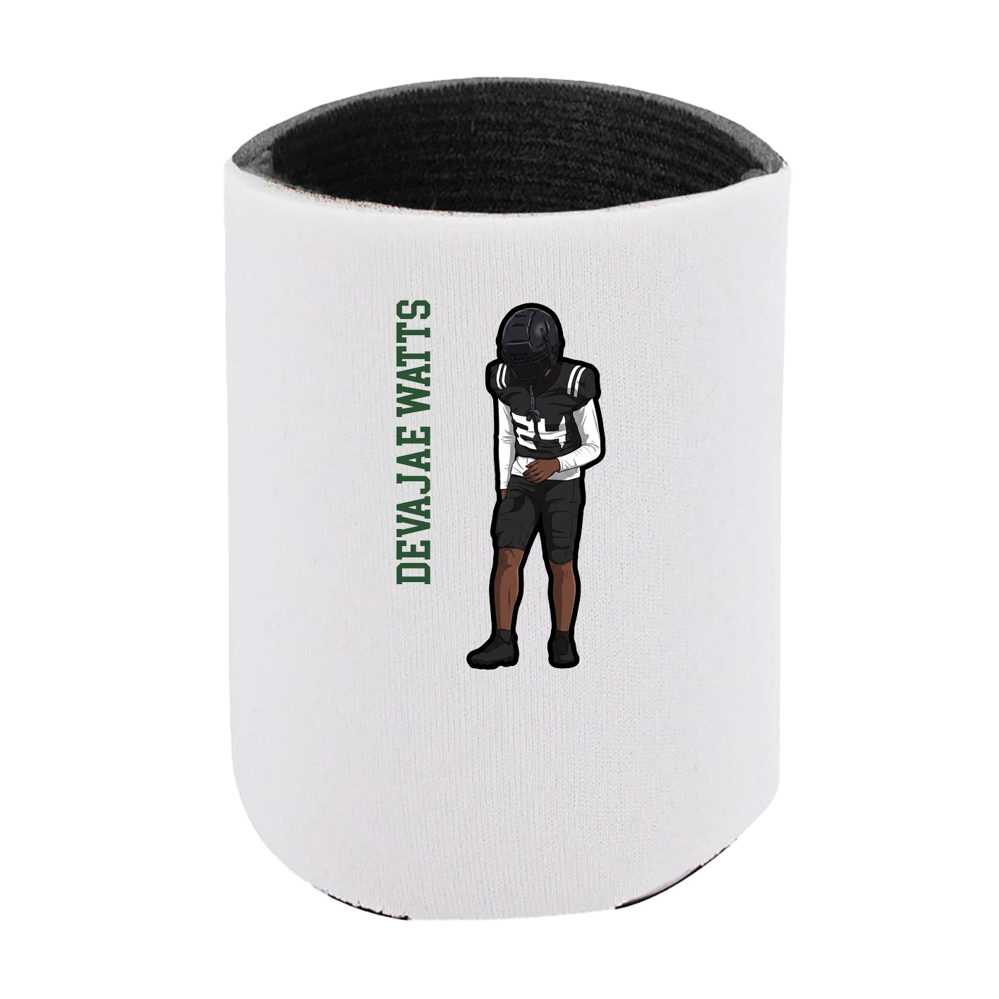 Can Holder — Name Vertical in White