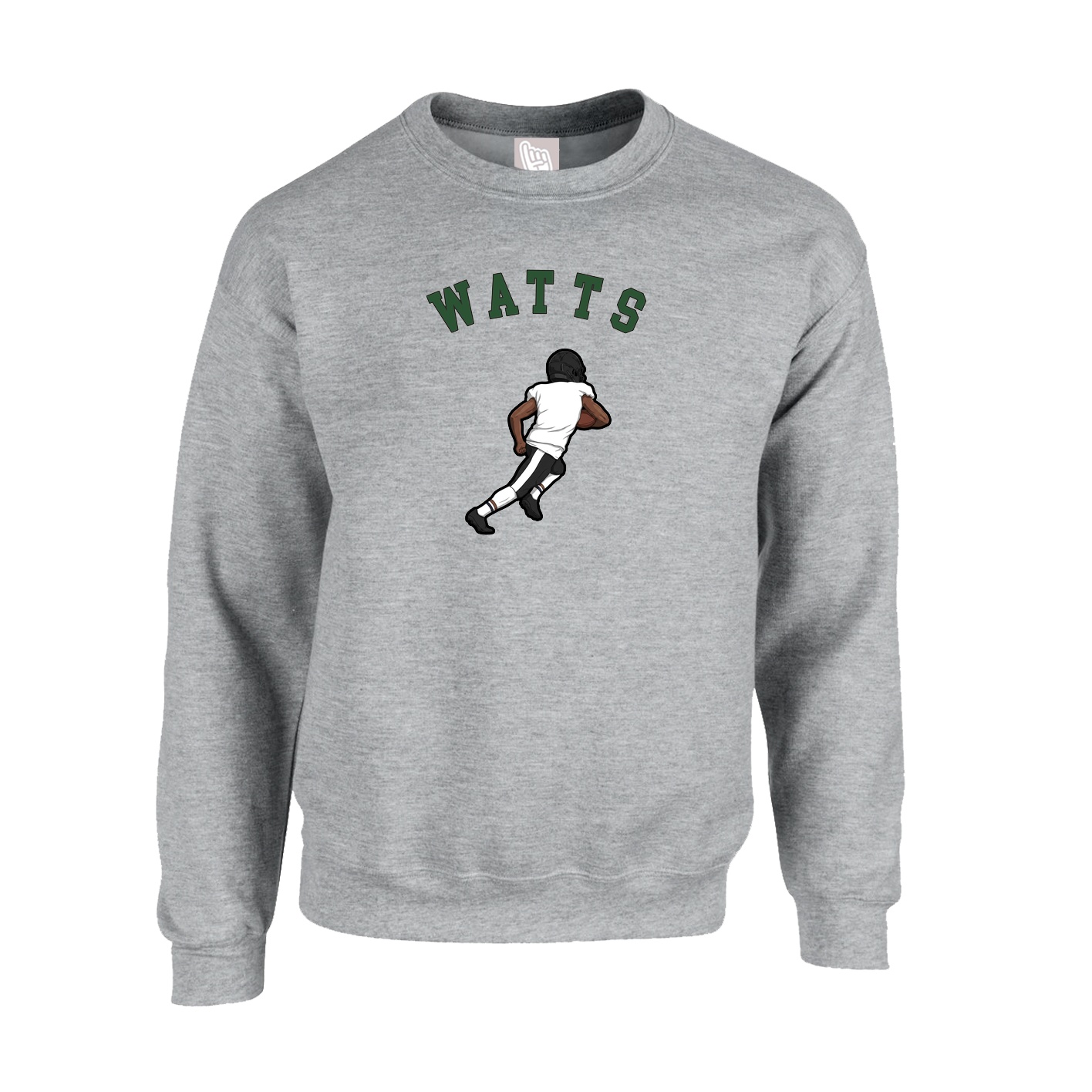 Fleece Crew — Shirsey Arch in Grey