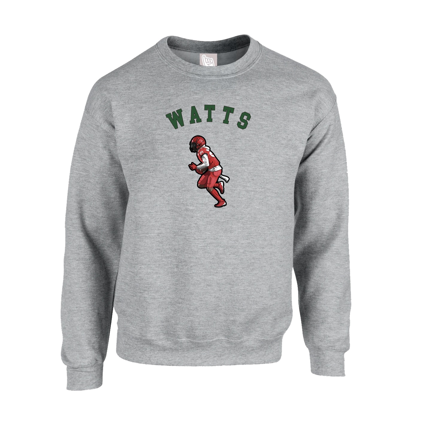Fleece Crew — Shirsey Arch in Grey