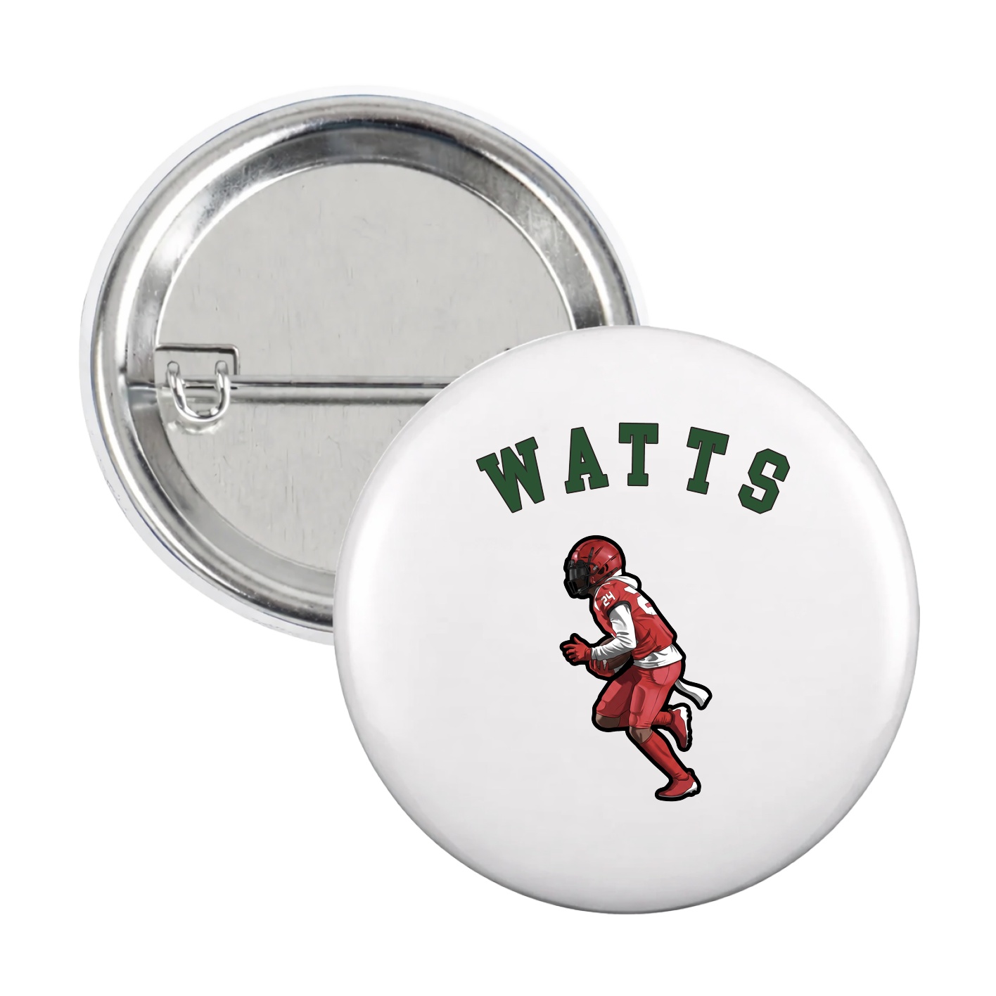 Game Day Button — Shirsey Arch in White