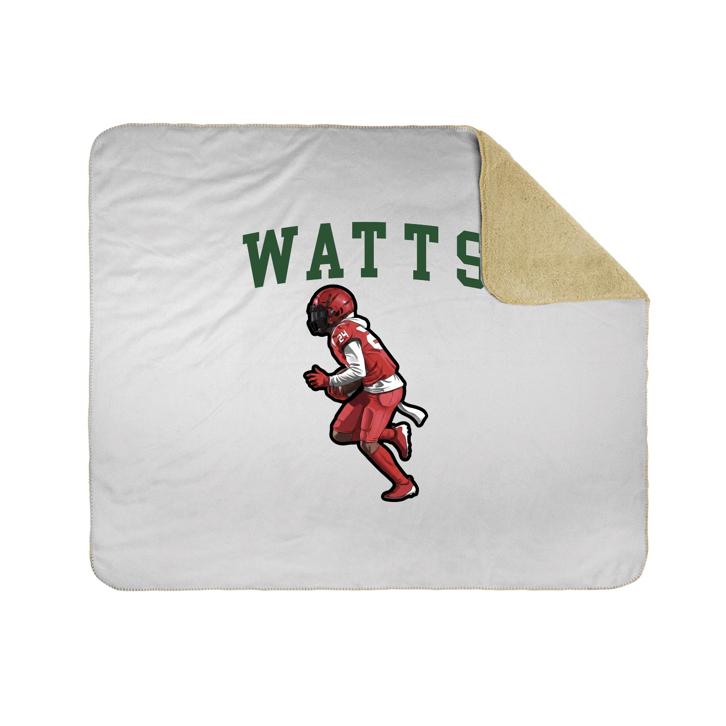 Throw Blanket — Shirsey in White