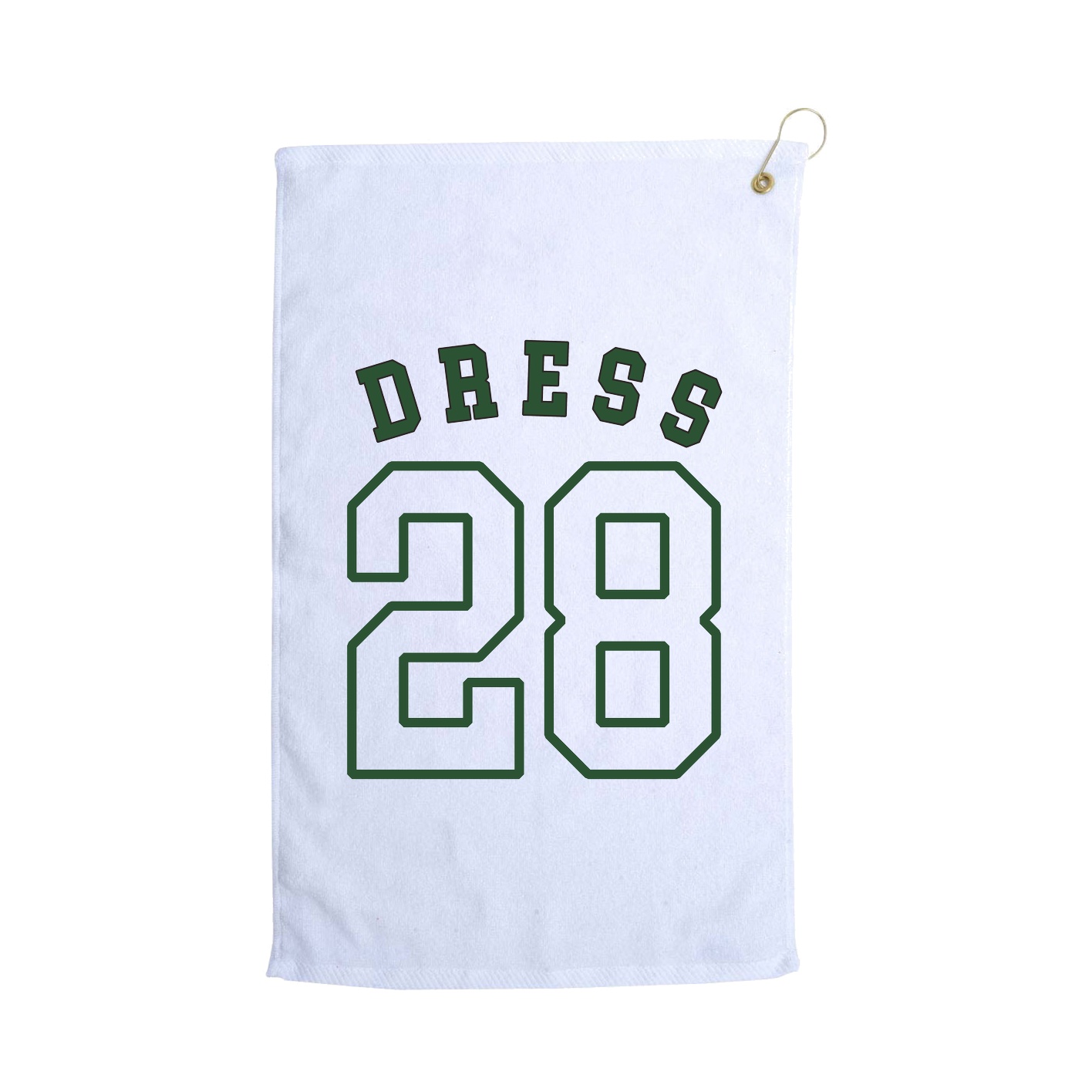 Golf Towel — Shirsey Arch in White