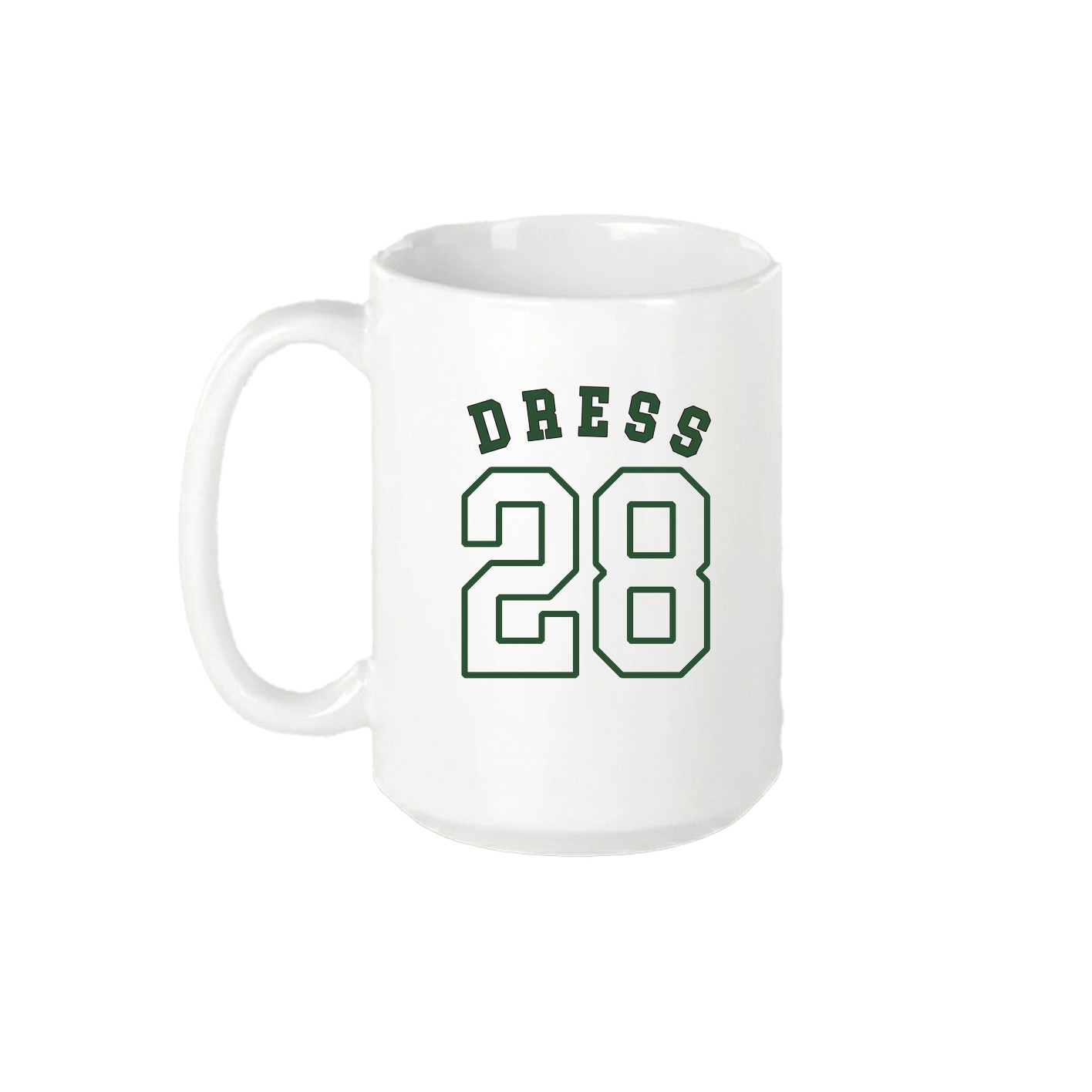 15oz Coffee Mug — Shirsey Arch in White