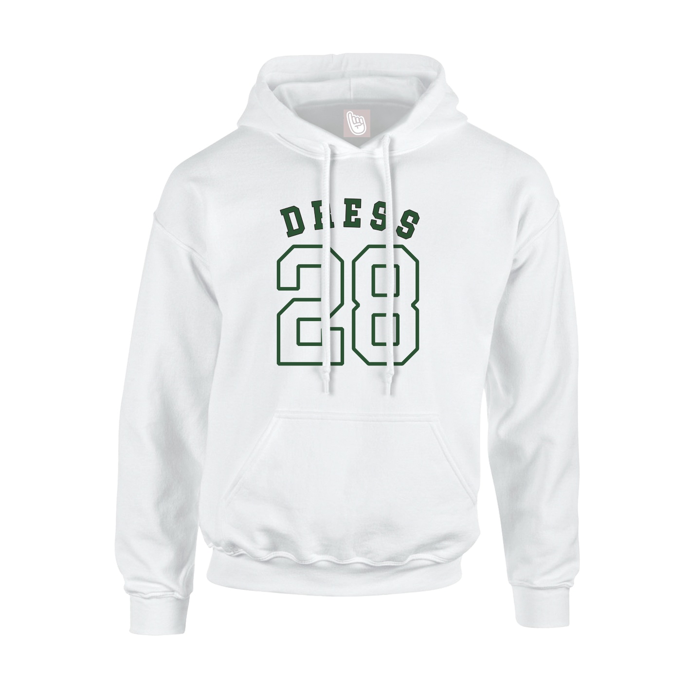 Youth Hoodie — Shirsey Arch in White