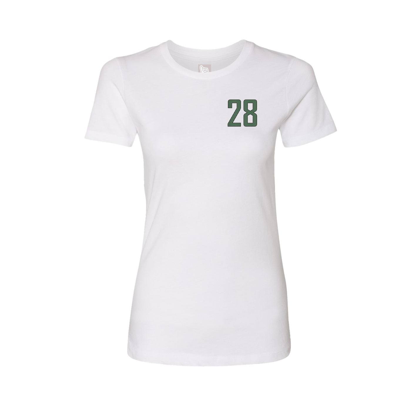 Fitted Women's Tee — Front Shirsy in White