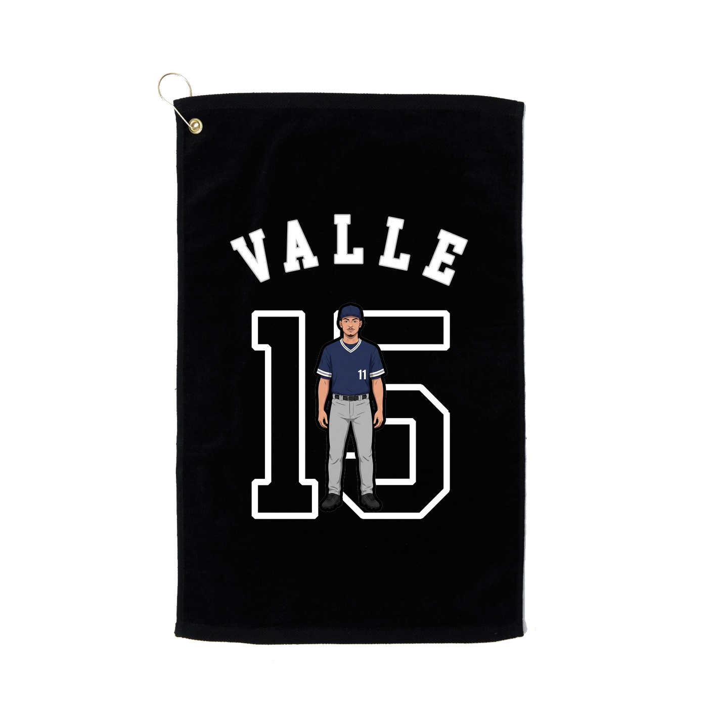 Golf Towel — Shirsey Arch in Black