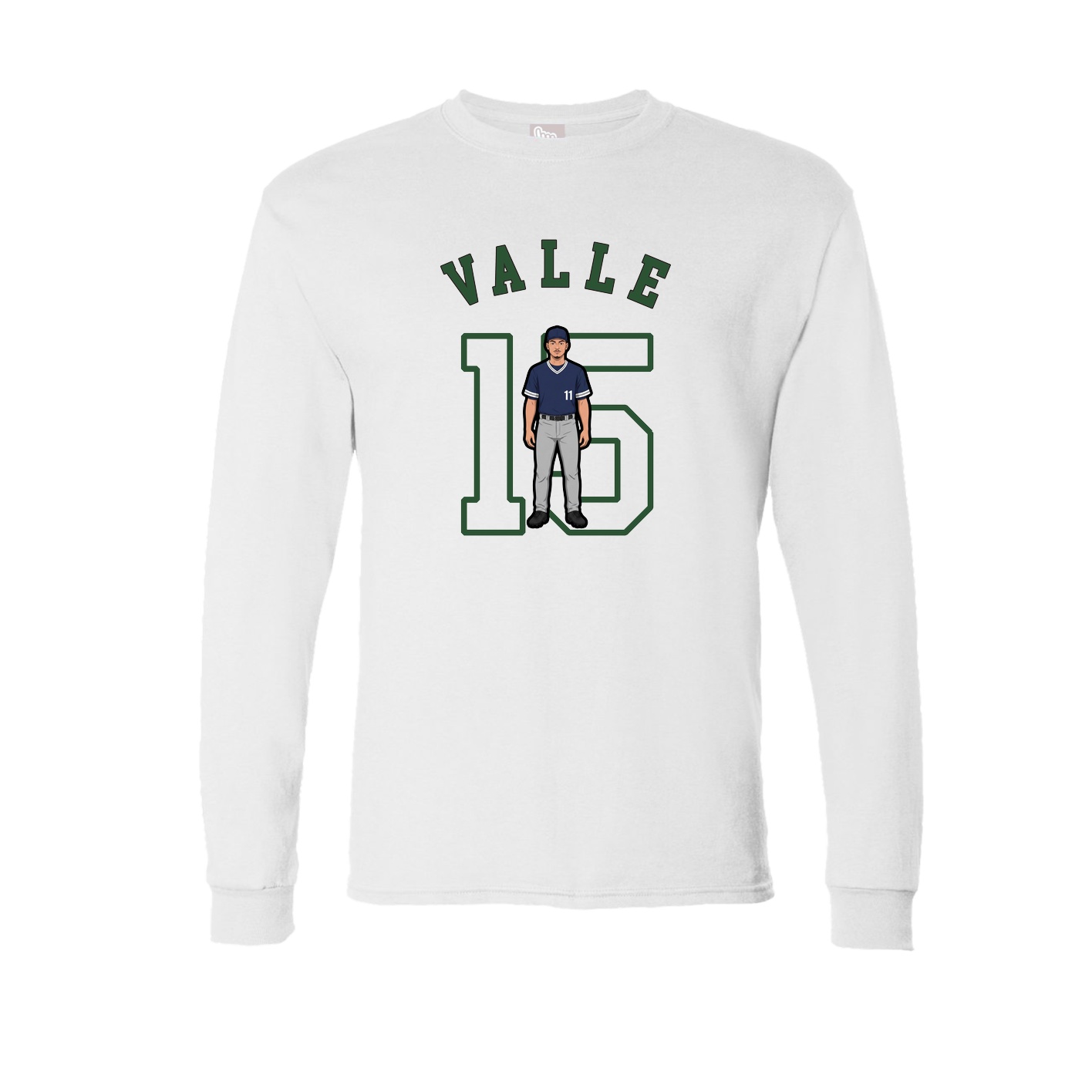 Long Sleeve Tee — Shirsey Arch in White