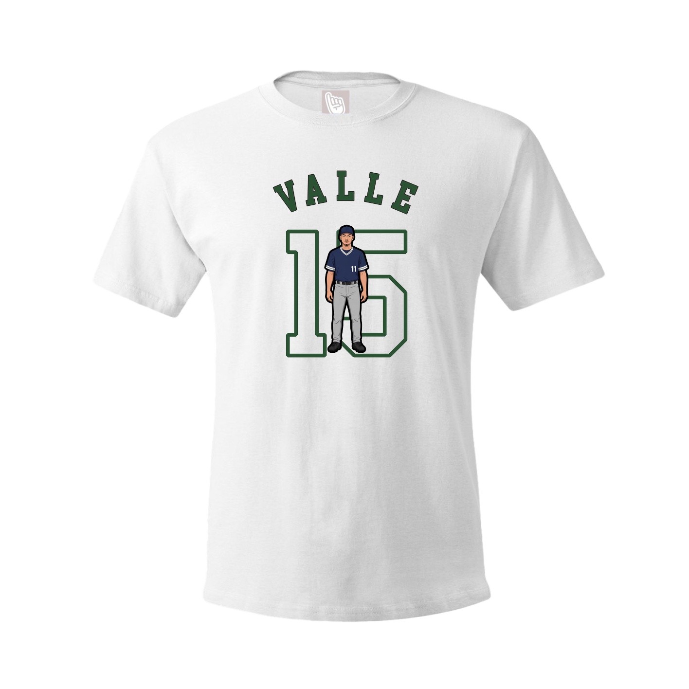 Youth Tee — Shirsey Arch in White