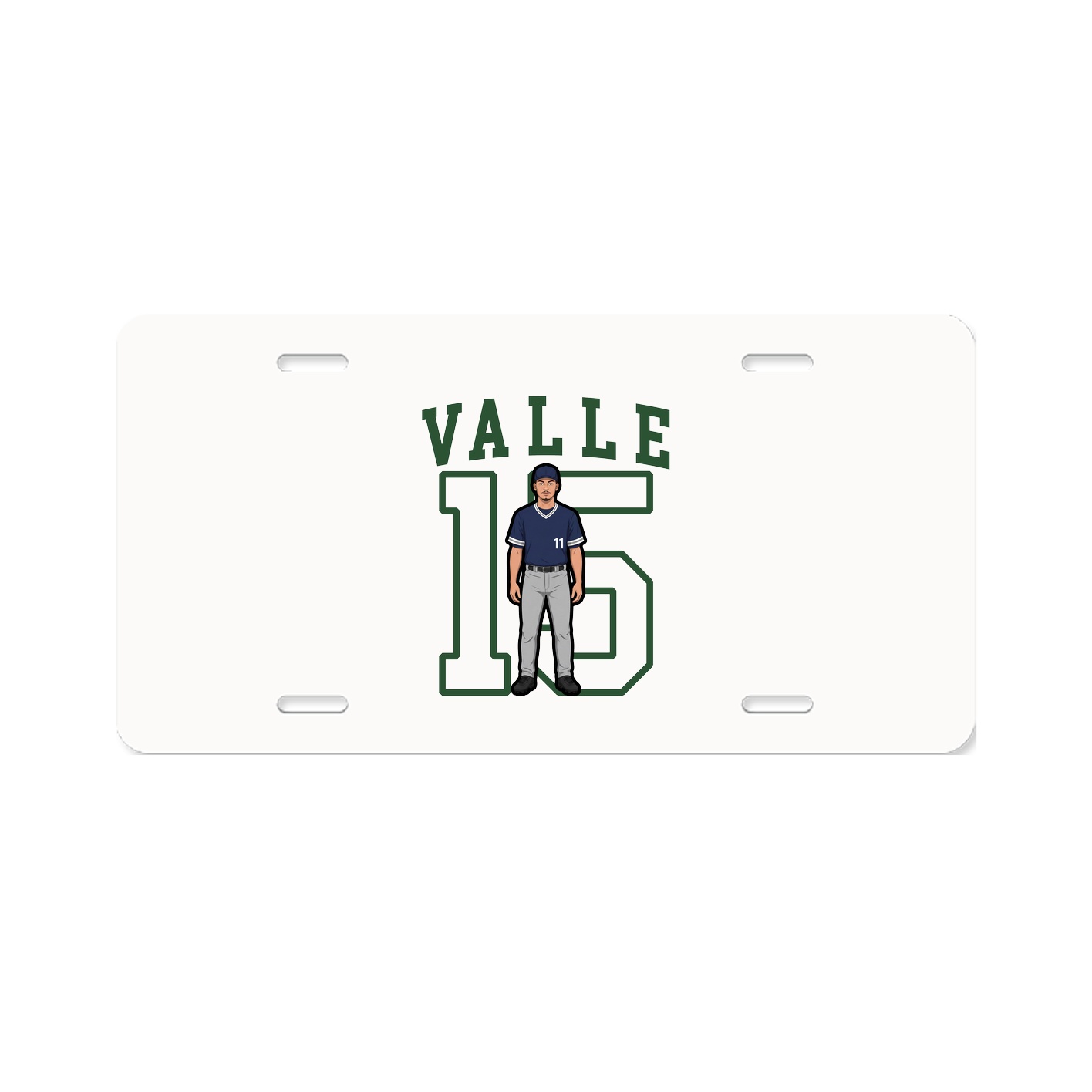 License Plate — Shirsey in Classic
