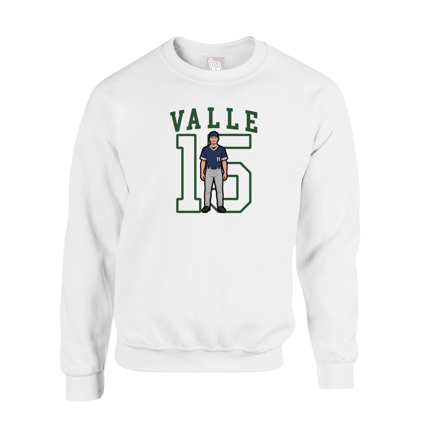 Fleece Crew — Shirsey in White