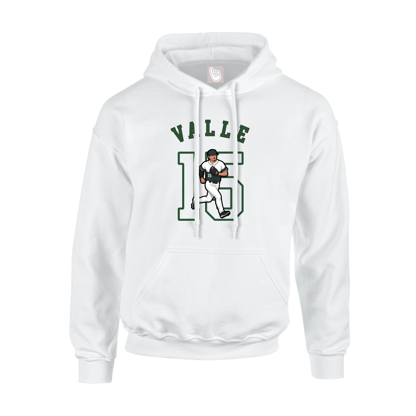 Hoodie — Shirsey Arch in White
