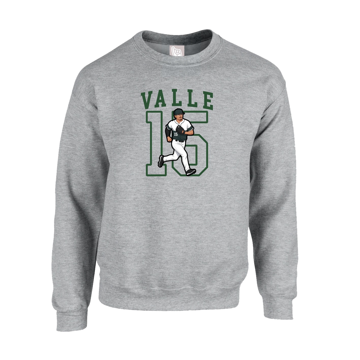 Fleece Crew — Shirsey in Grey