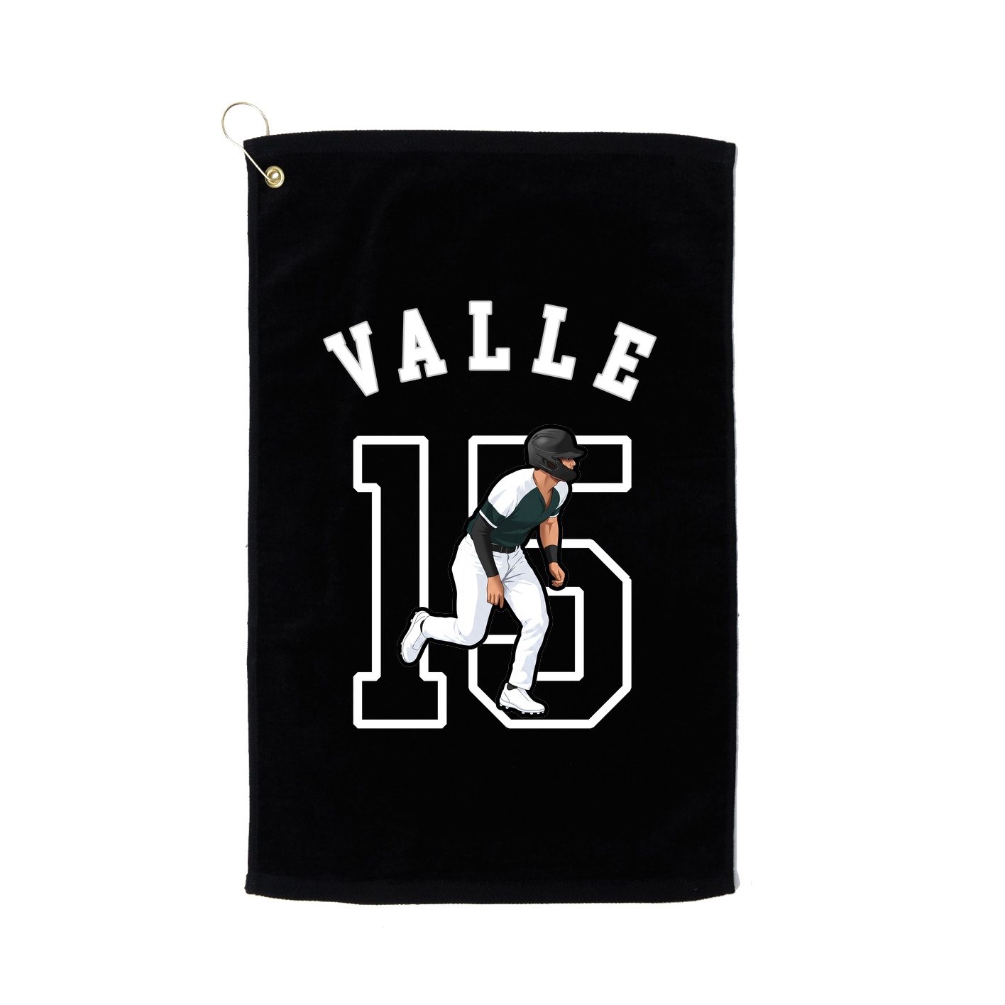Golf Towel — Shirsey Arch in Black
