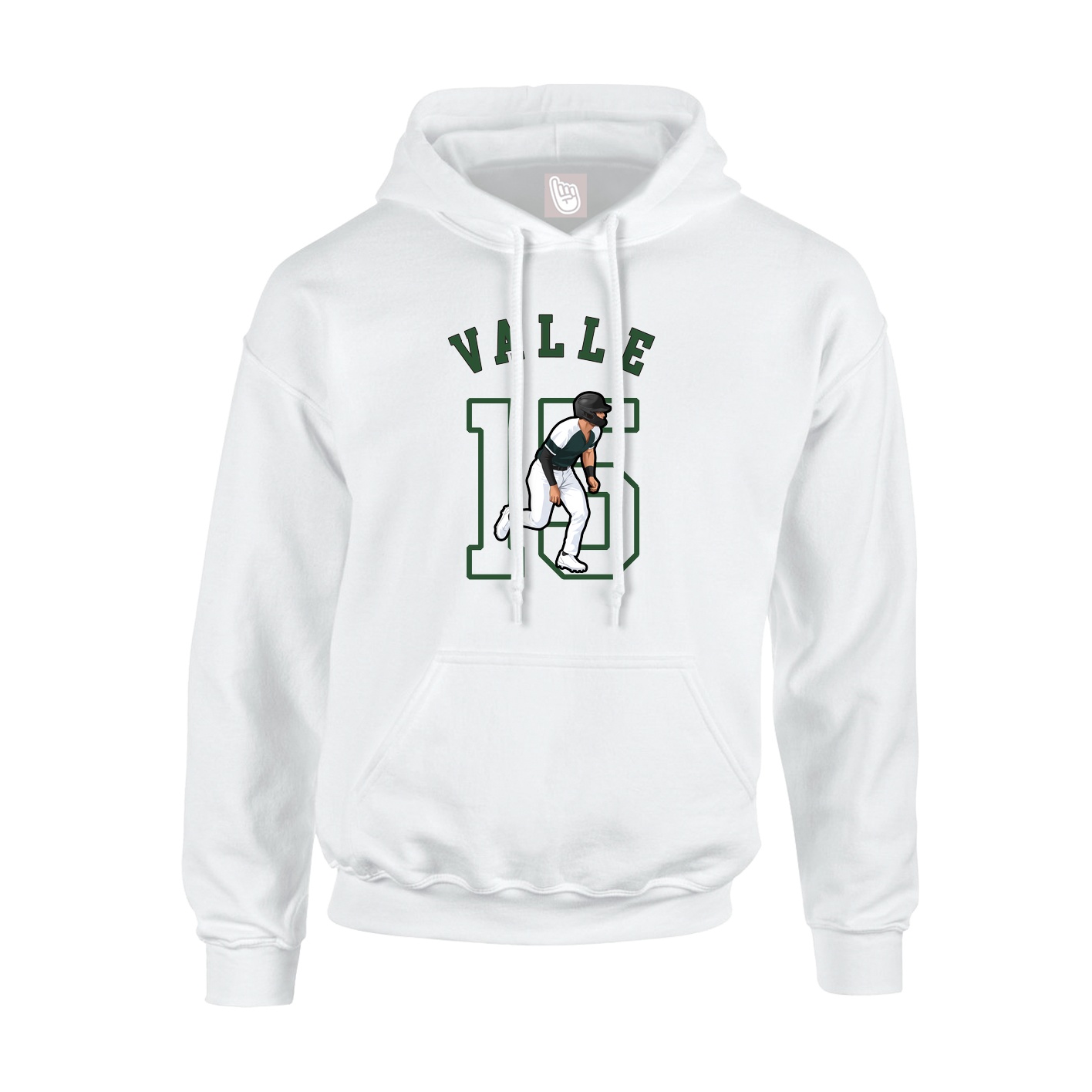 Youth Hoodie — Shirsey Arch in White