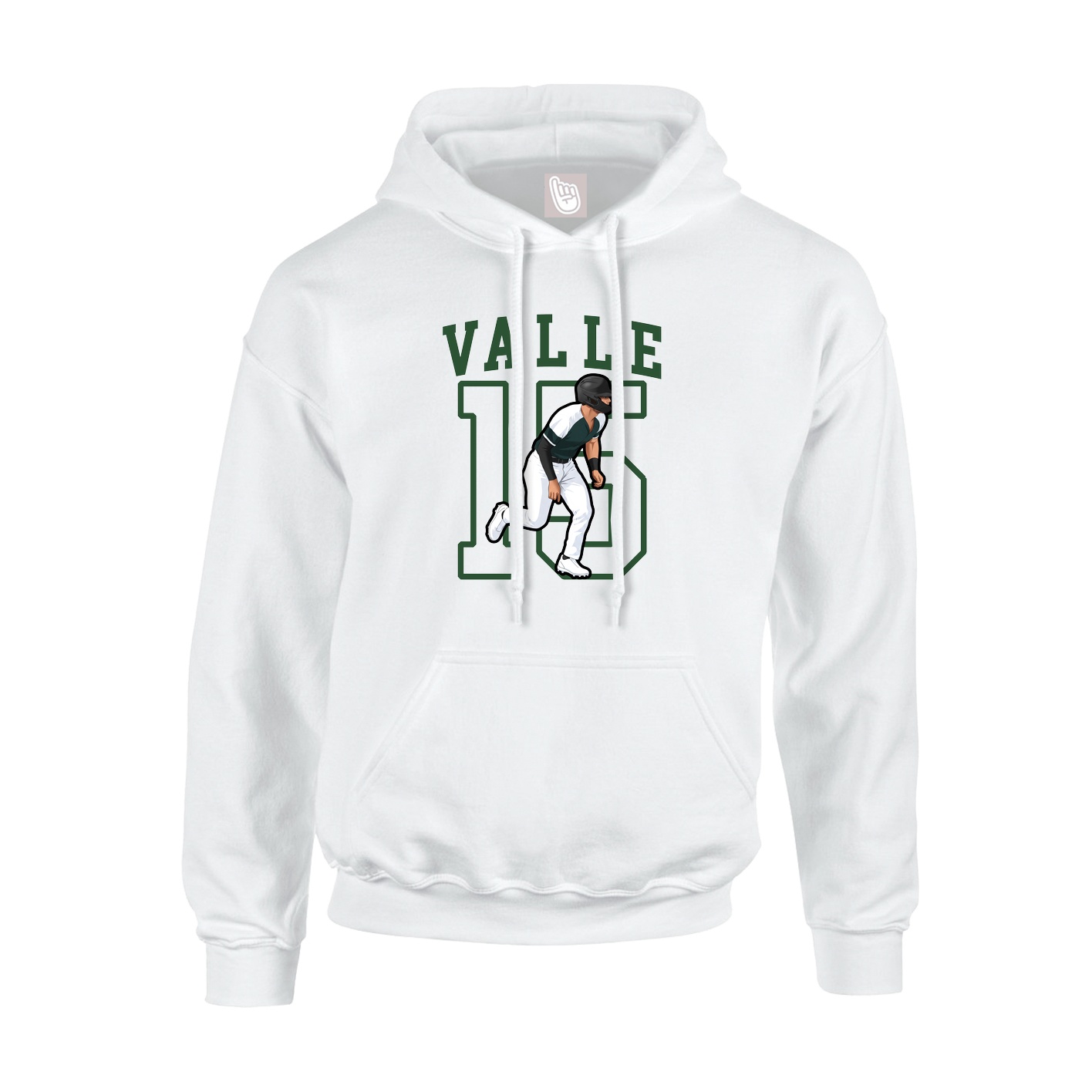 Hoodie — Shirsey in White