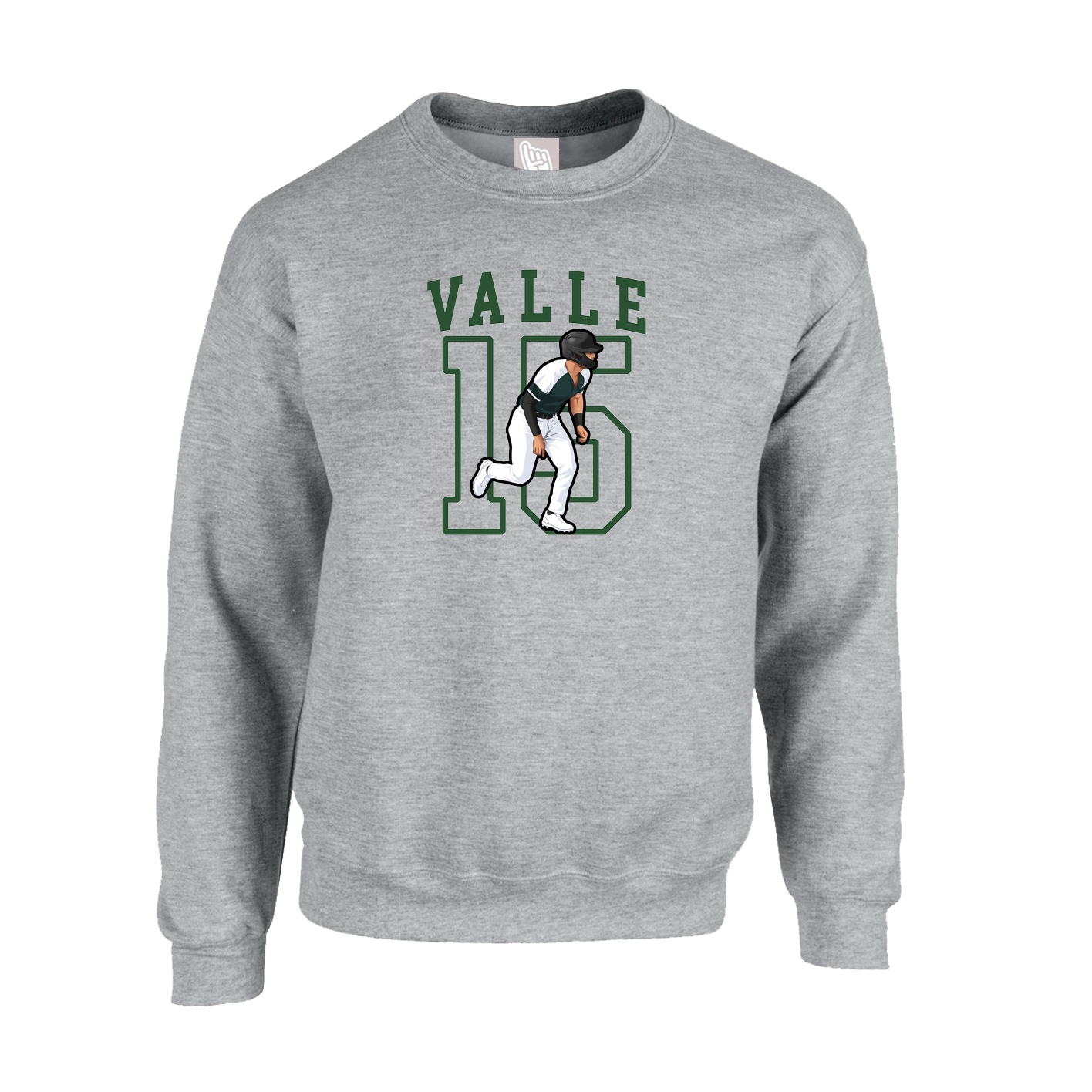 Fleece Crew — Shirsey in Grey