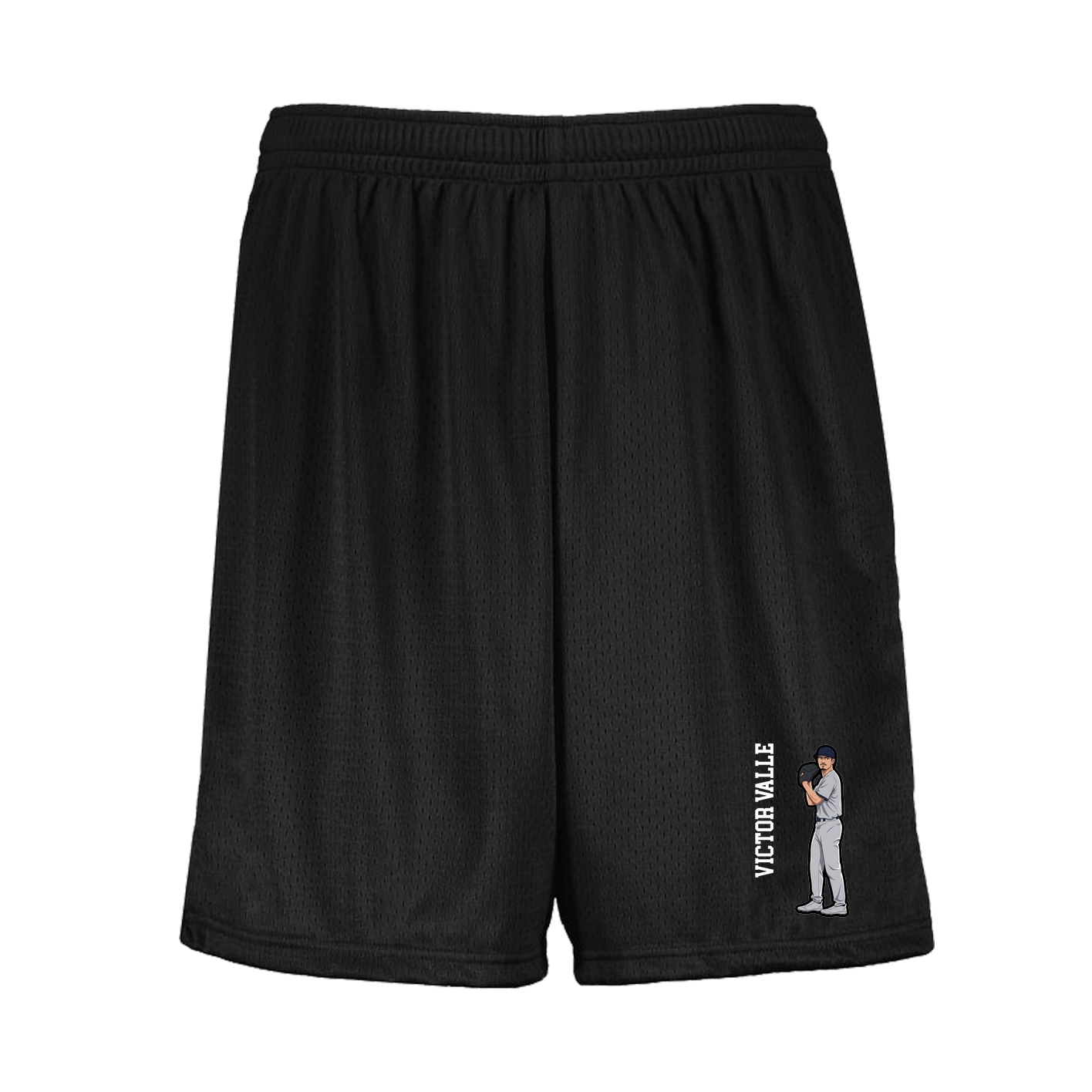 Shorts — Name Vertical in Black