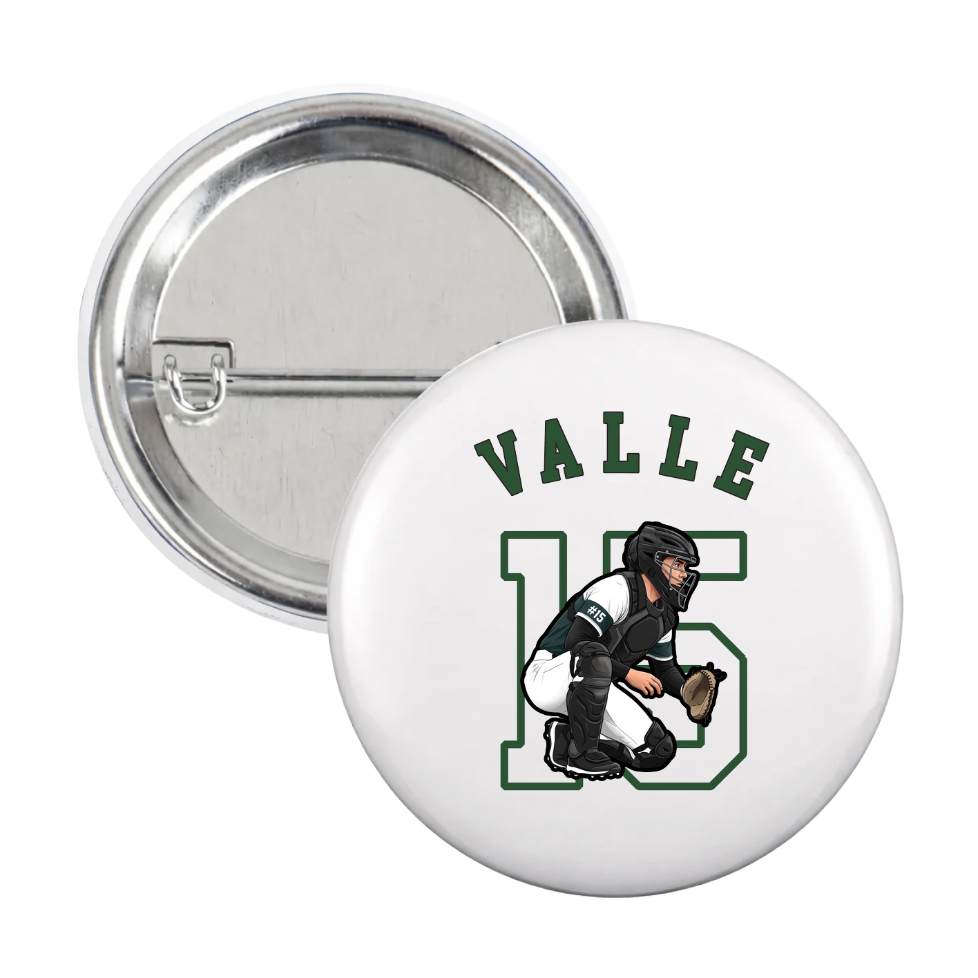Game Day Button — Shirsey Arch in White