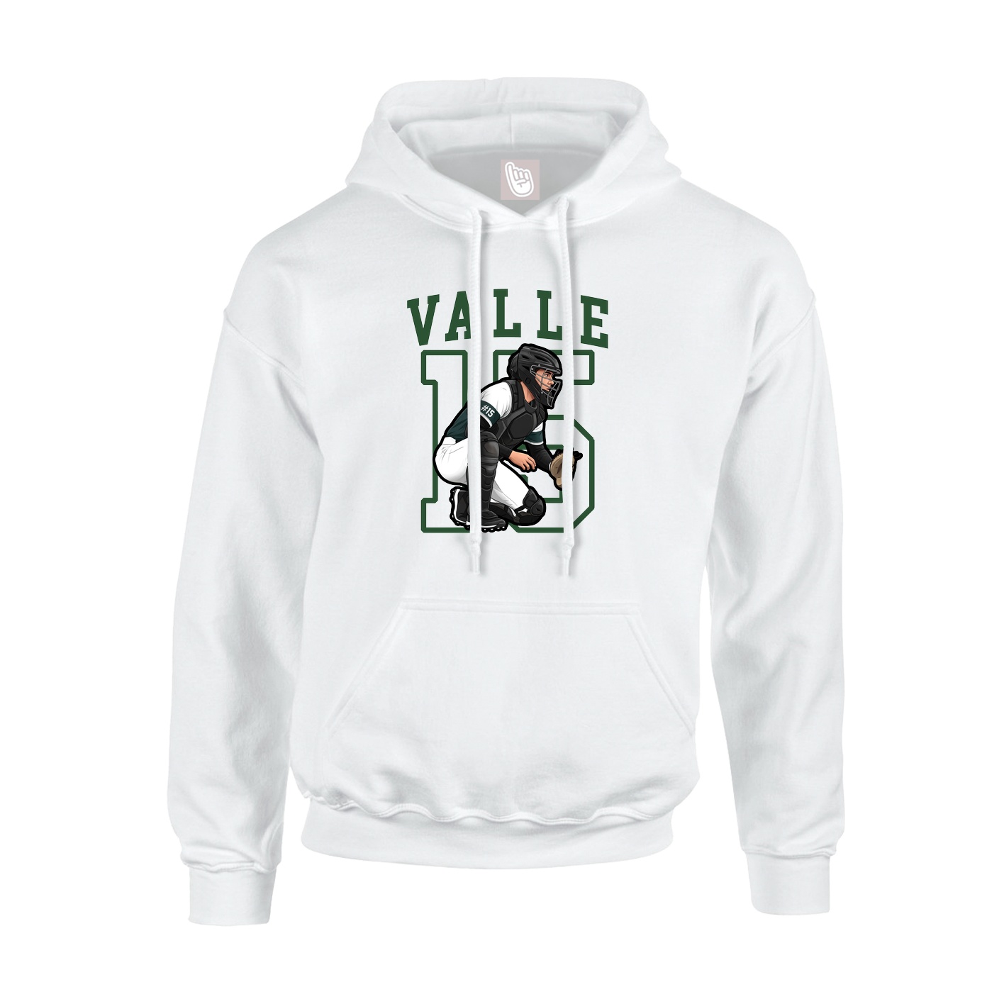 Hoodie — Shirsey in White