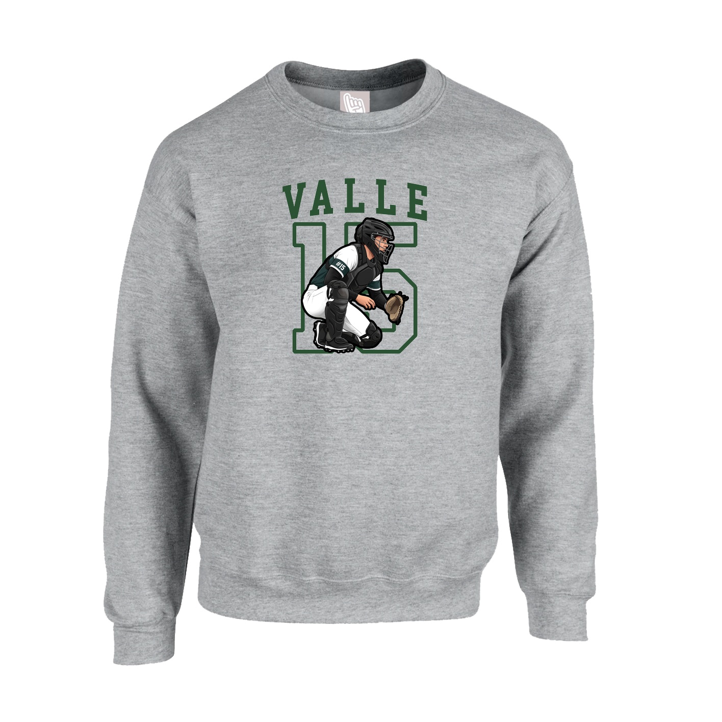 Fleece Crew — Shirsey in Grey
