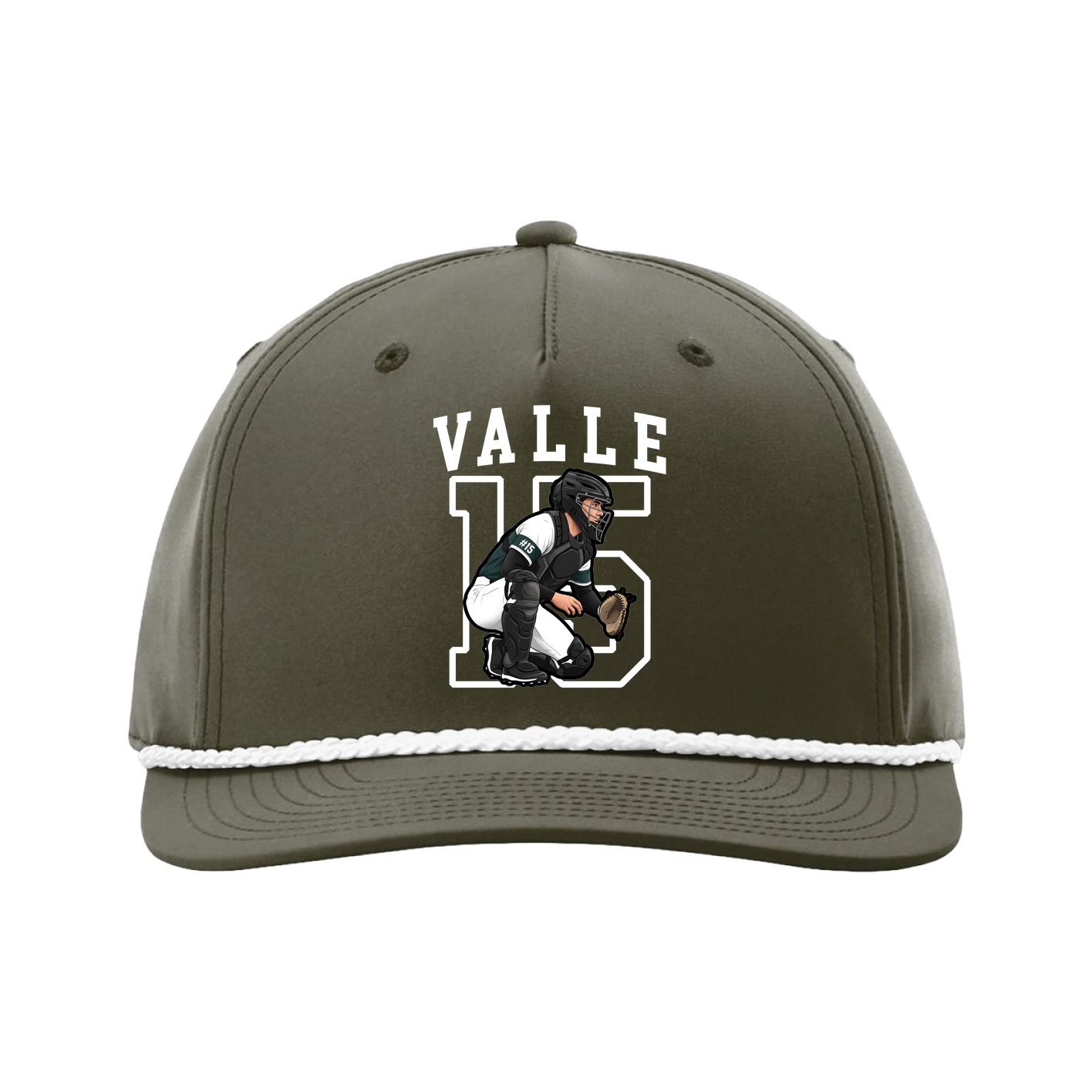 Five-Panel Classic Rope Cap — Shirsey in Green