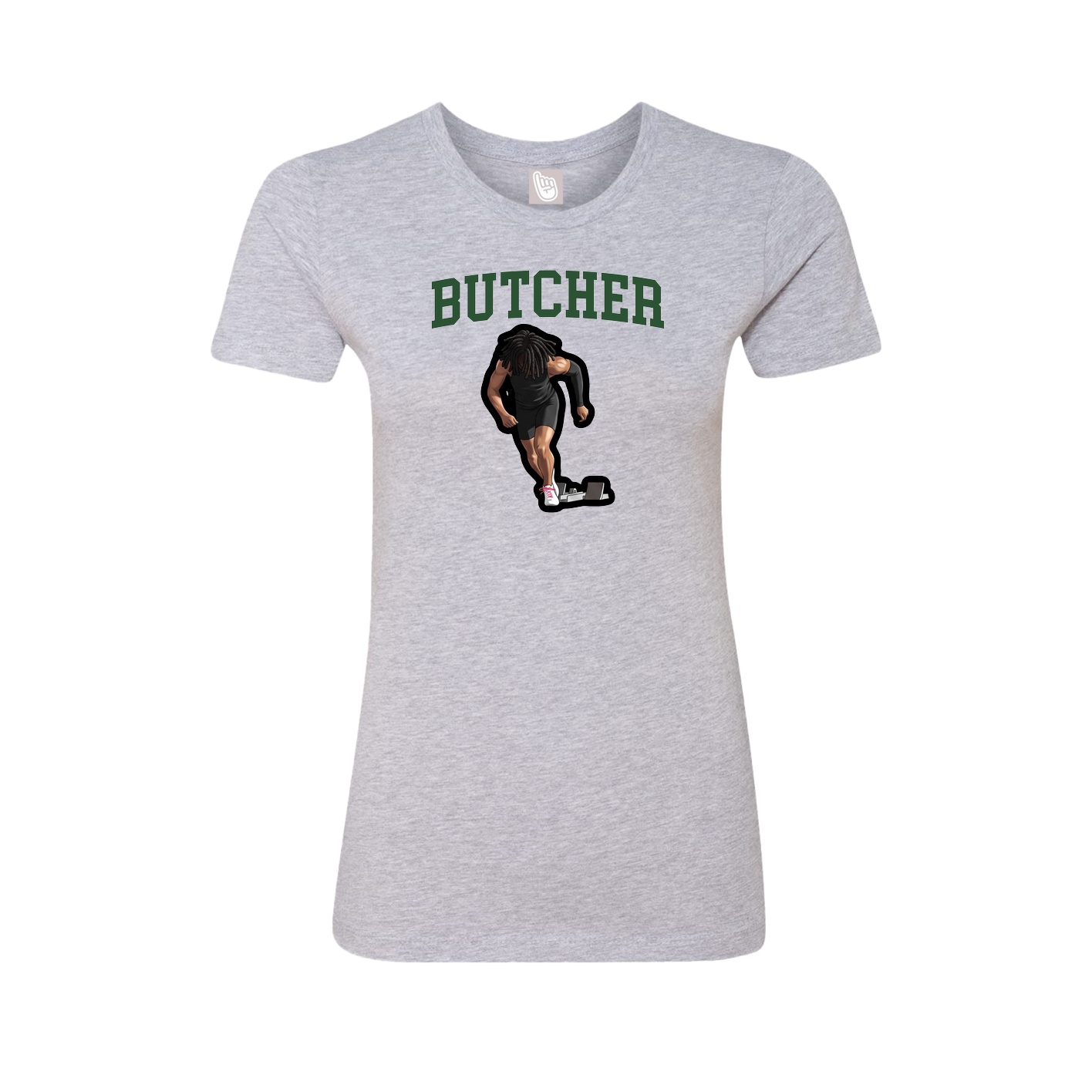 Fitted Women's Tee — Shirsey in Grey