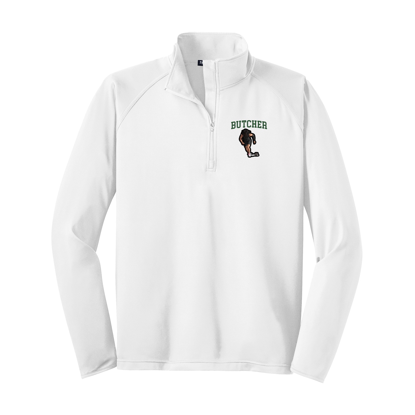 Q-Zip Pullover — Shirsey in White