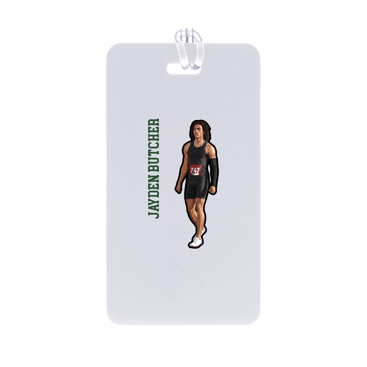 Bag Tag — Name Vertical in Classic