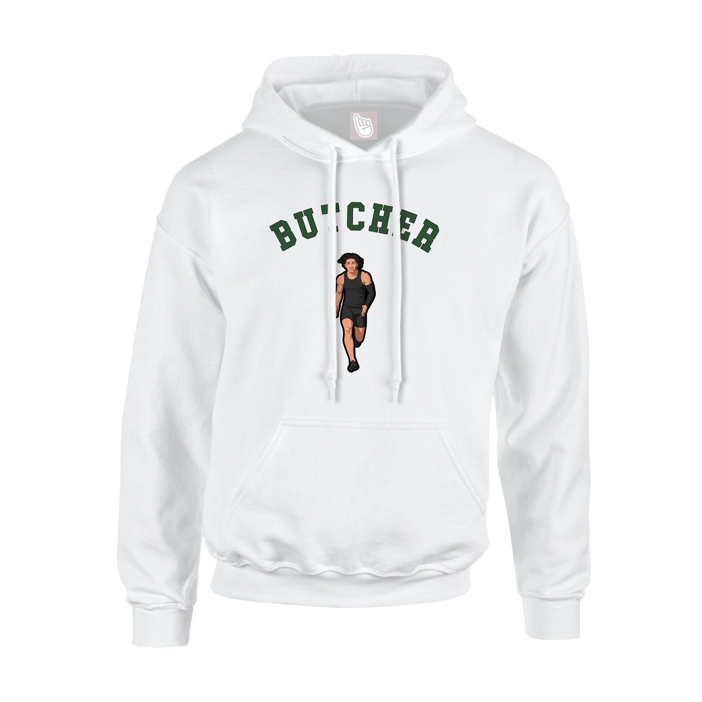 Hoodie — Shirsey Arch in White