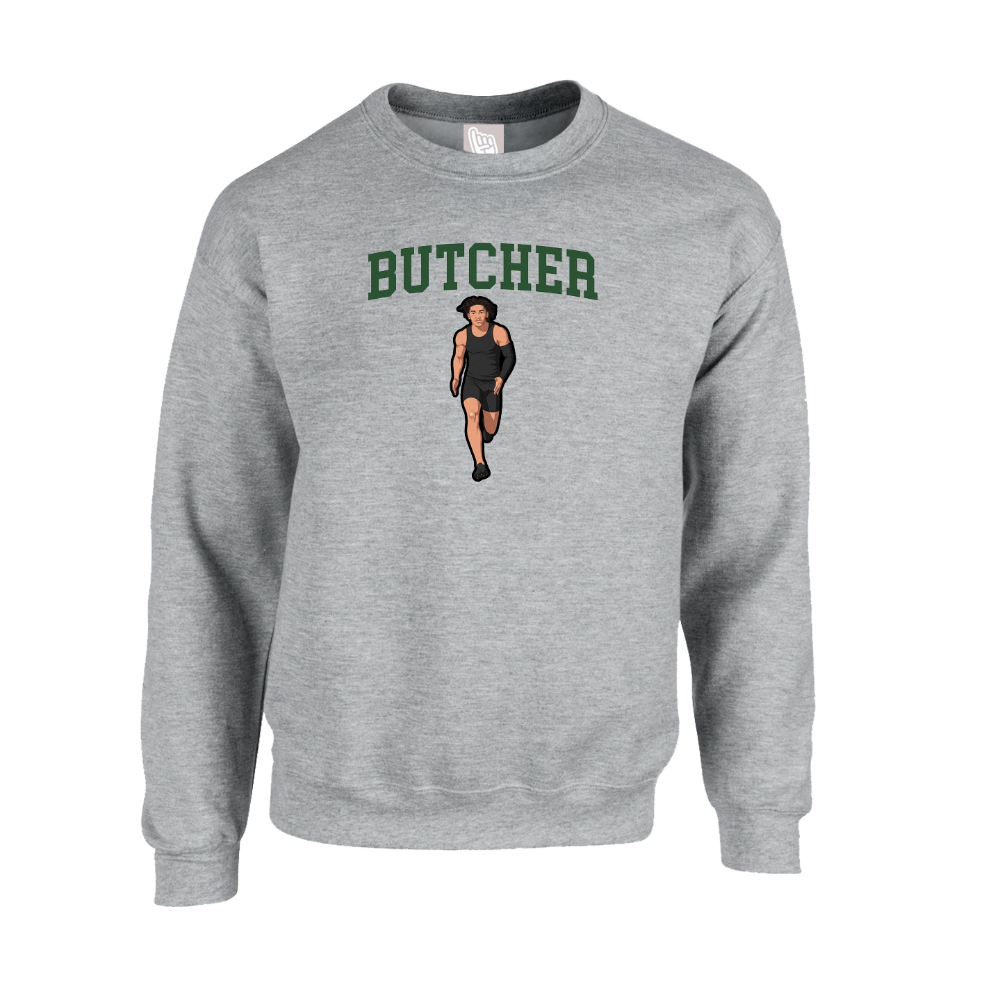 Fleece Crew — Shirsey in Grey