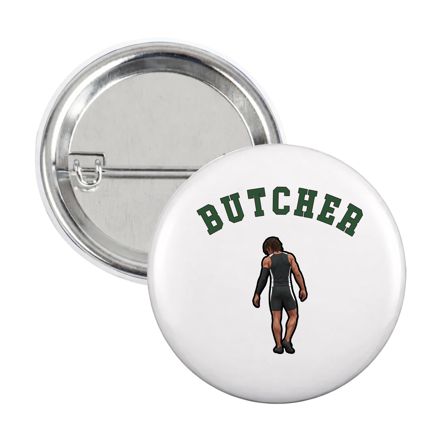 Game Day Button — Shirsey Arch in White