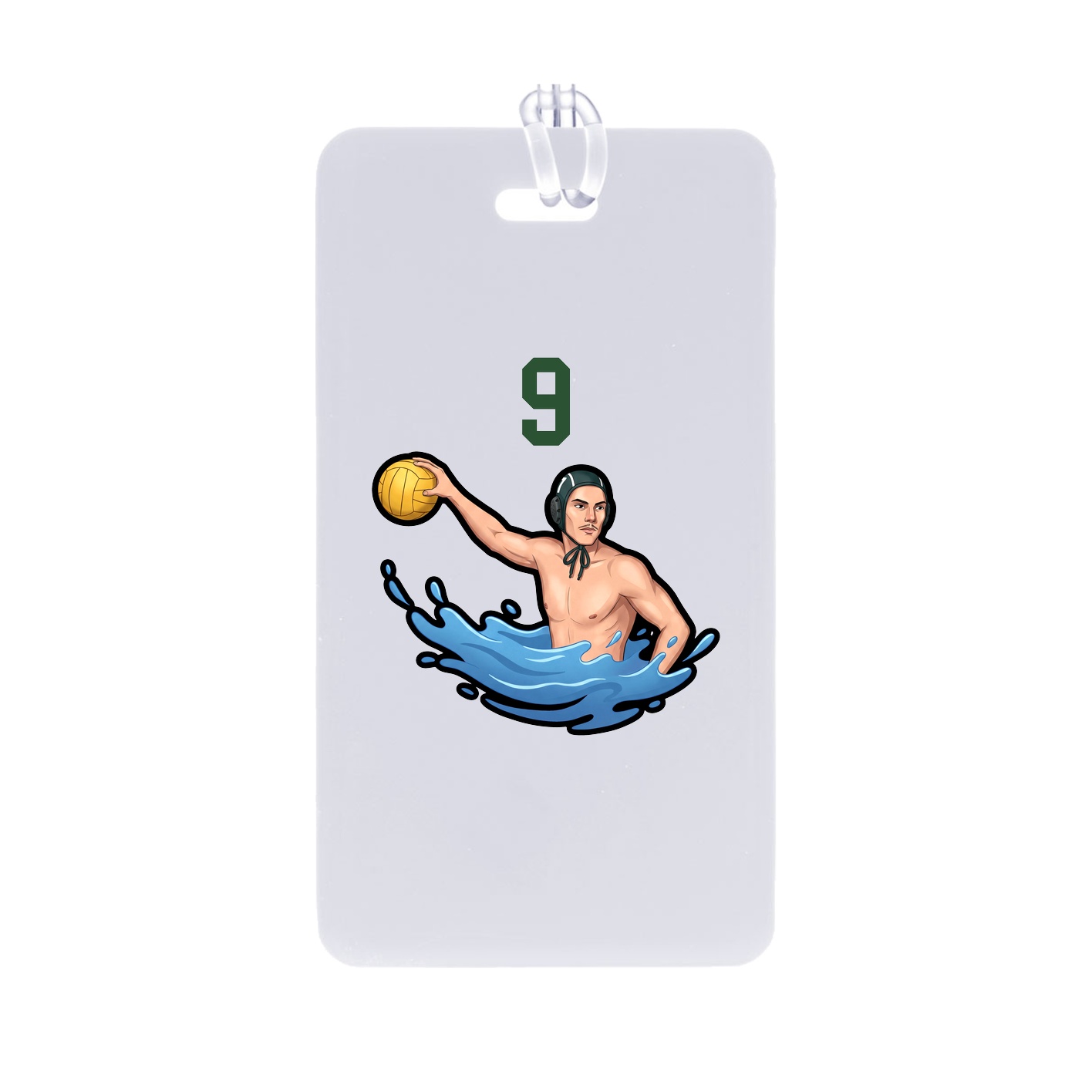 Bag Tag — Number Top in Classic