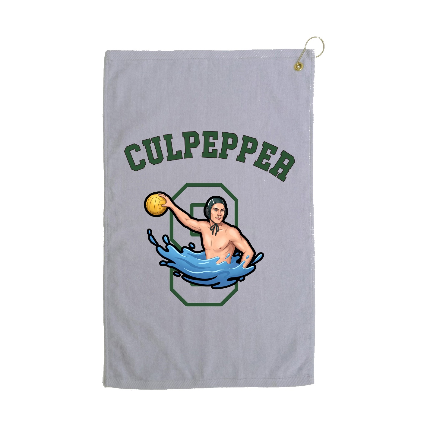 Golf Towel — Shirsey Arch in Grey