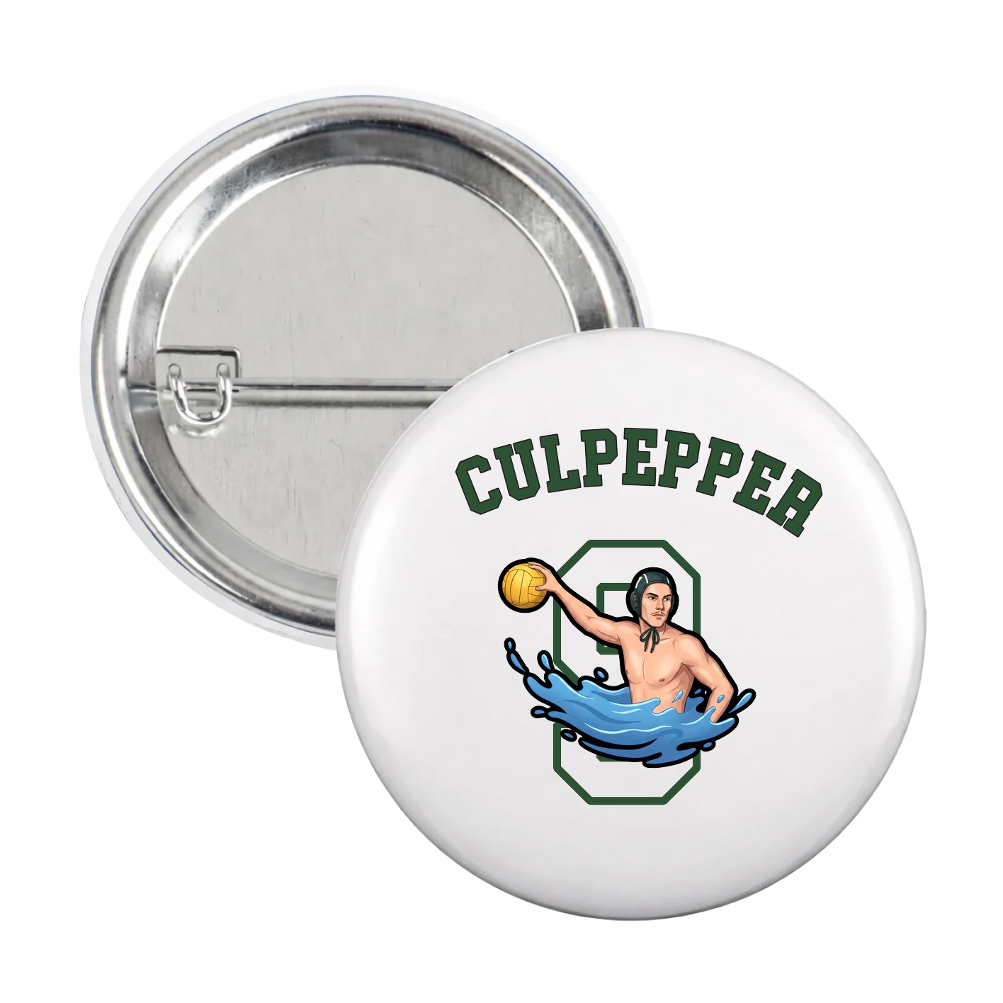 Game Day Button — Shirsey Arch in White
